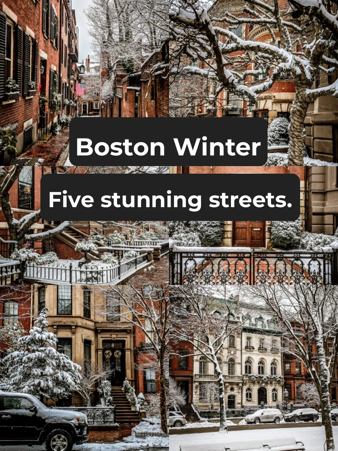 5 Stunning Streets to Explore in Boston During Winter