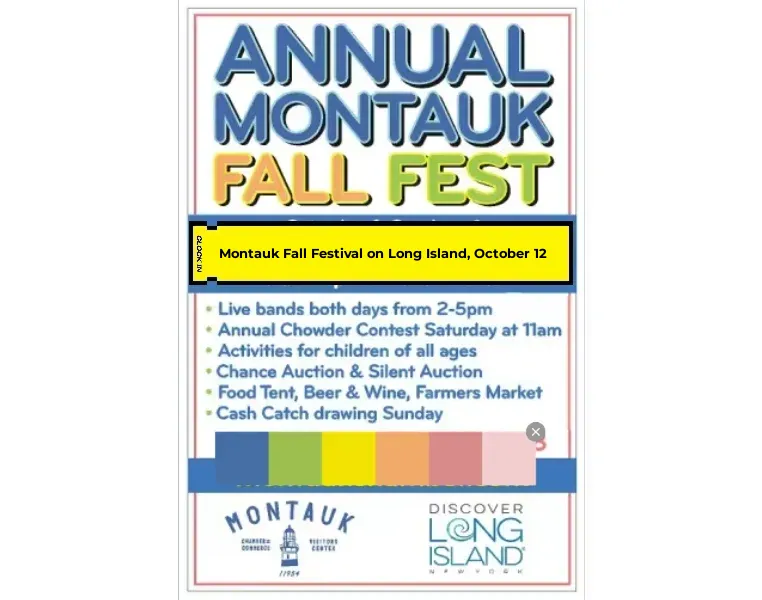 Long Island | 10/12-13 Montauk Fall Festival is Here 🎈