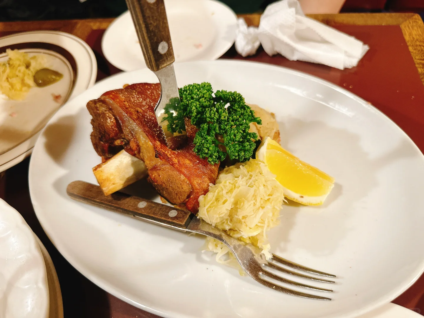 Tokyo's Crispy German Pork Knuckle