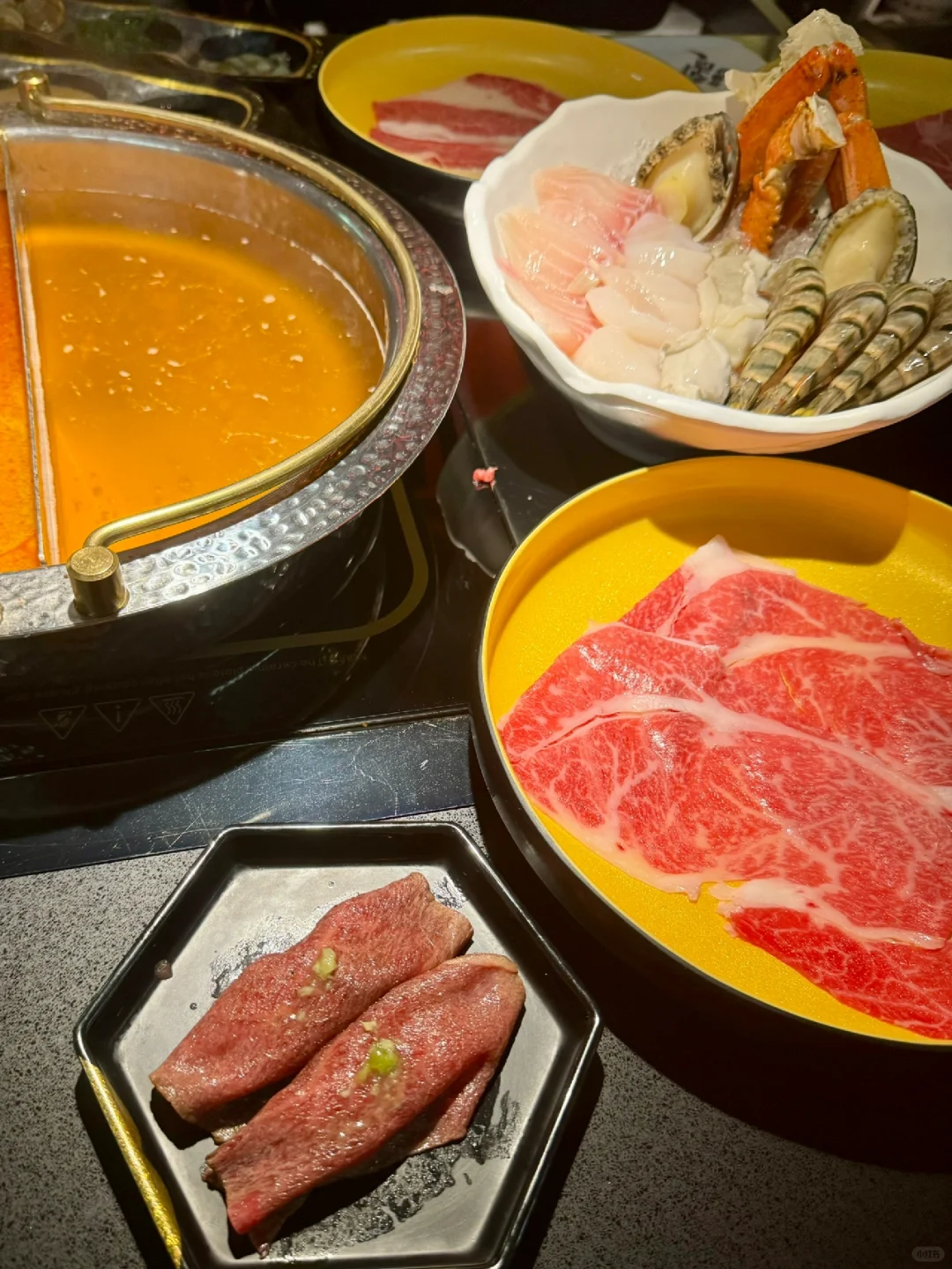 Indulge in a Feast of A5 Wagyu, Abalone, and Crab Legs at Atlanta's Hot Pot Paradise