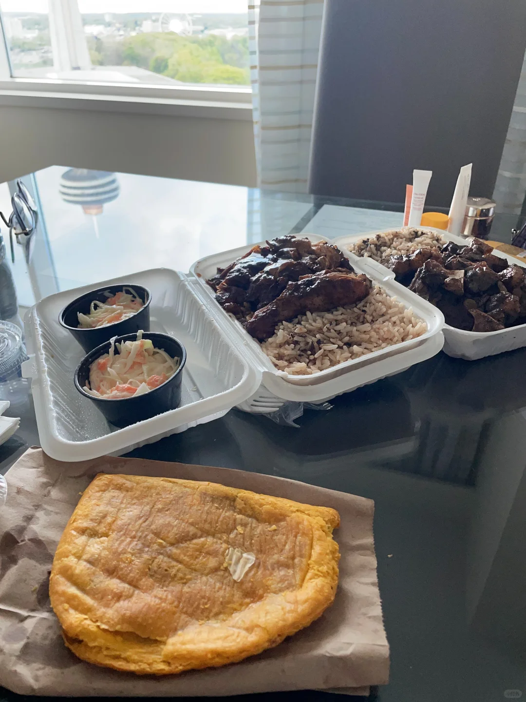 Delicious Jamaican Food at the Big Falls