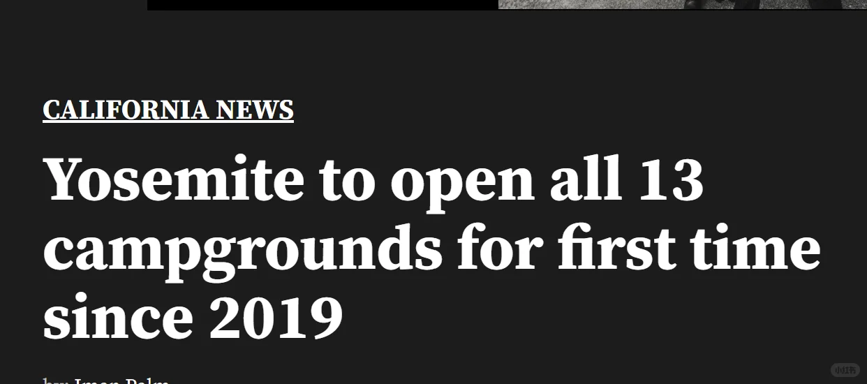 Yosemite's 13 Major Campgrounds Fully Booked Since First Opening in 2019