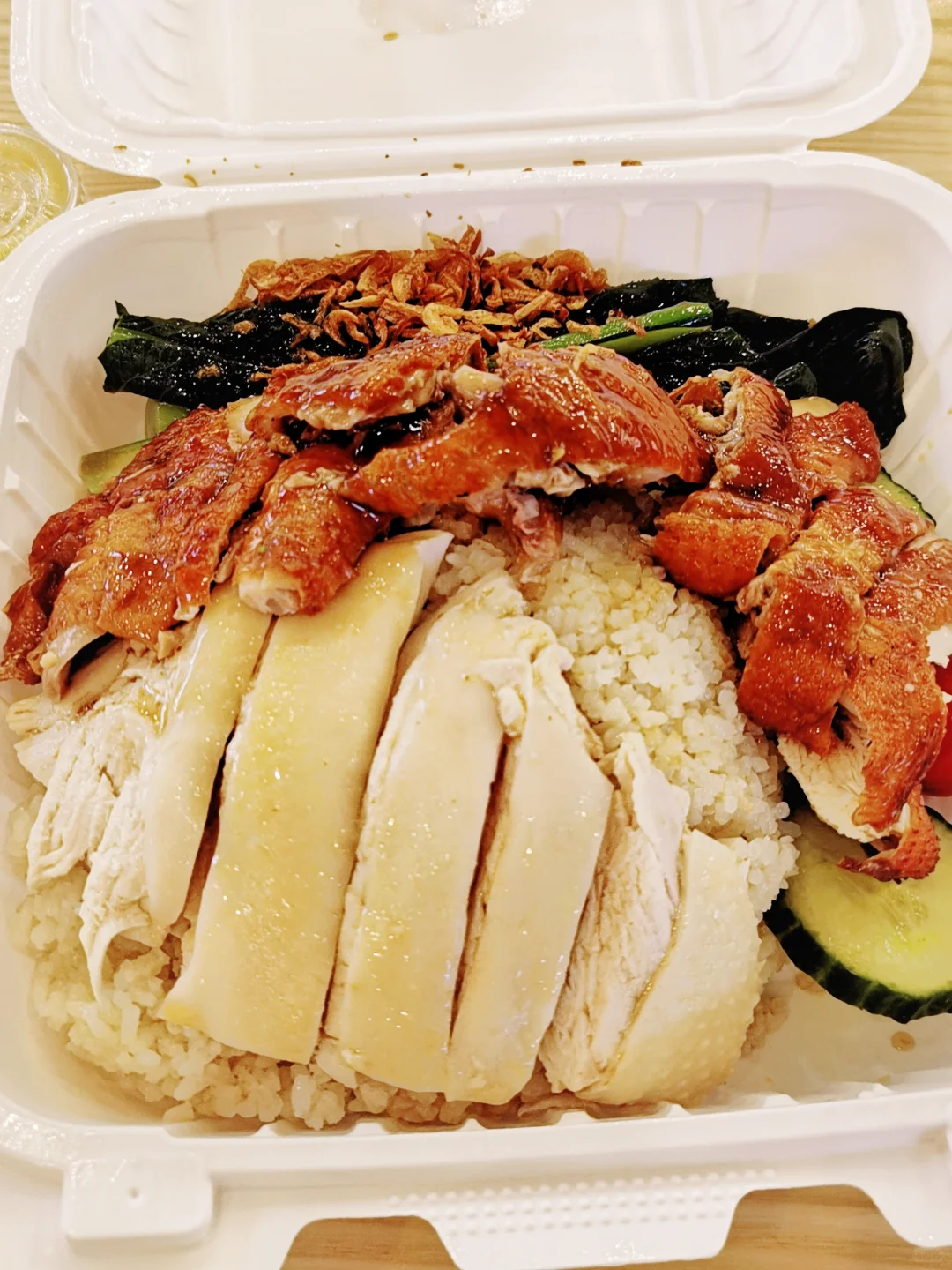 New York | 14th Street Food Court 🥢 Combo Chicken Rice