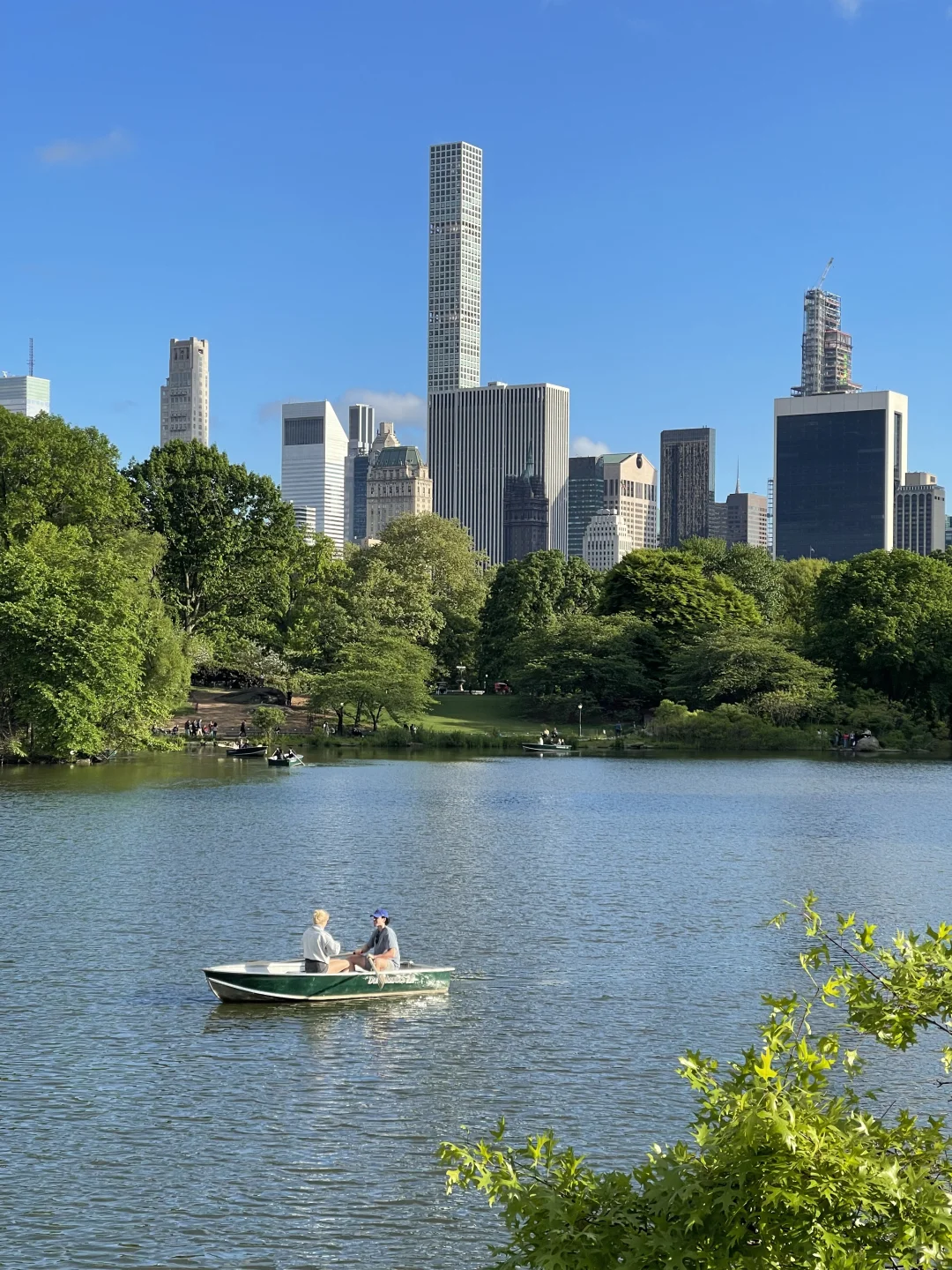 📷 Central Park in NYC is at its most beautiful season again! 🚣🌳