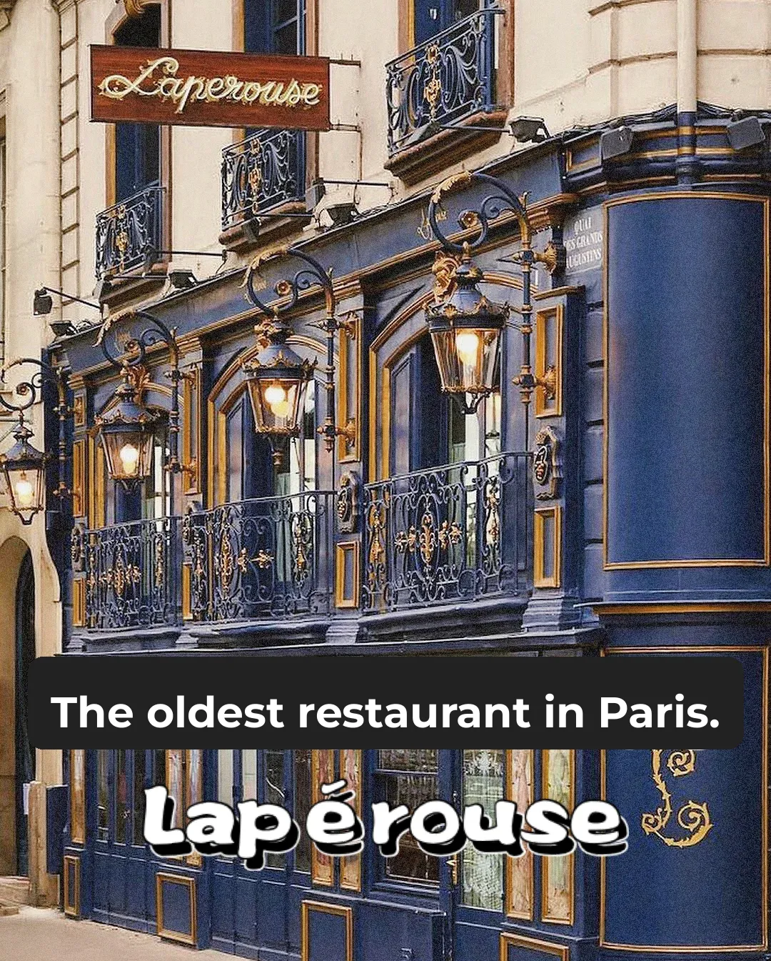The OG Spot in Paris: Lapérouse
