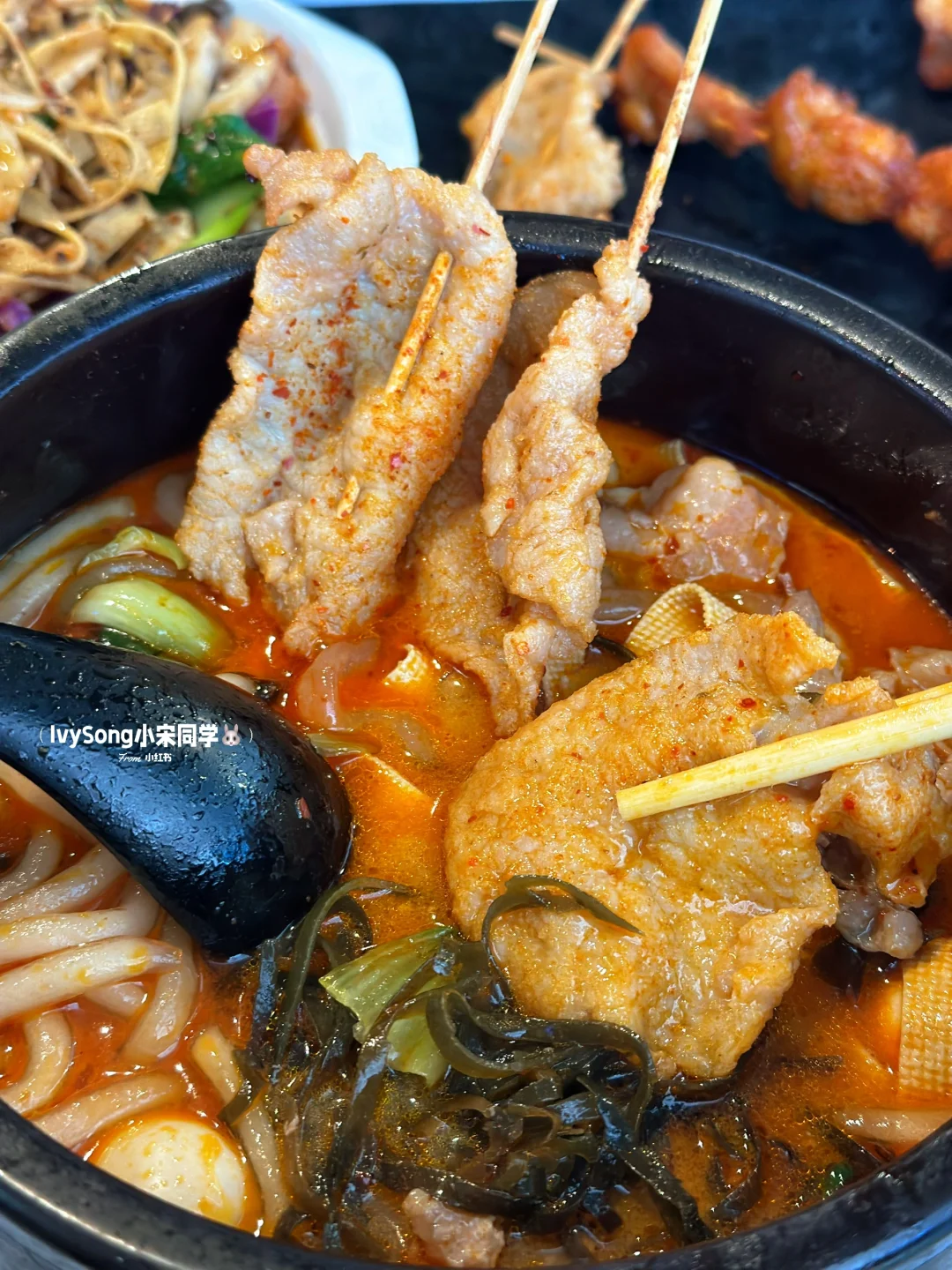 Los Angeles Rowland Heights｜The BEST Must-Try Potato Noodles + Fried Skewers in My Heart 😭