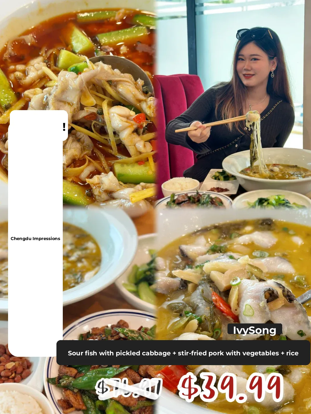 Who hasn't tried the $39.99 Sichuan Fish + Stir-fried Pork Combo in LA?