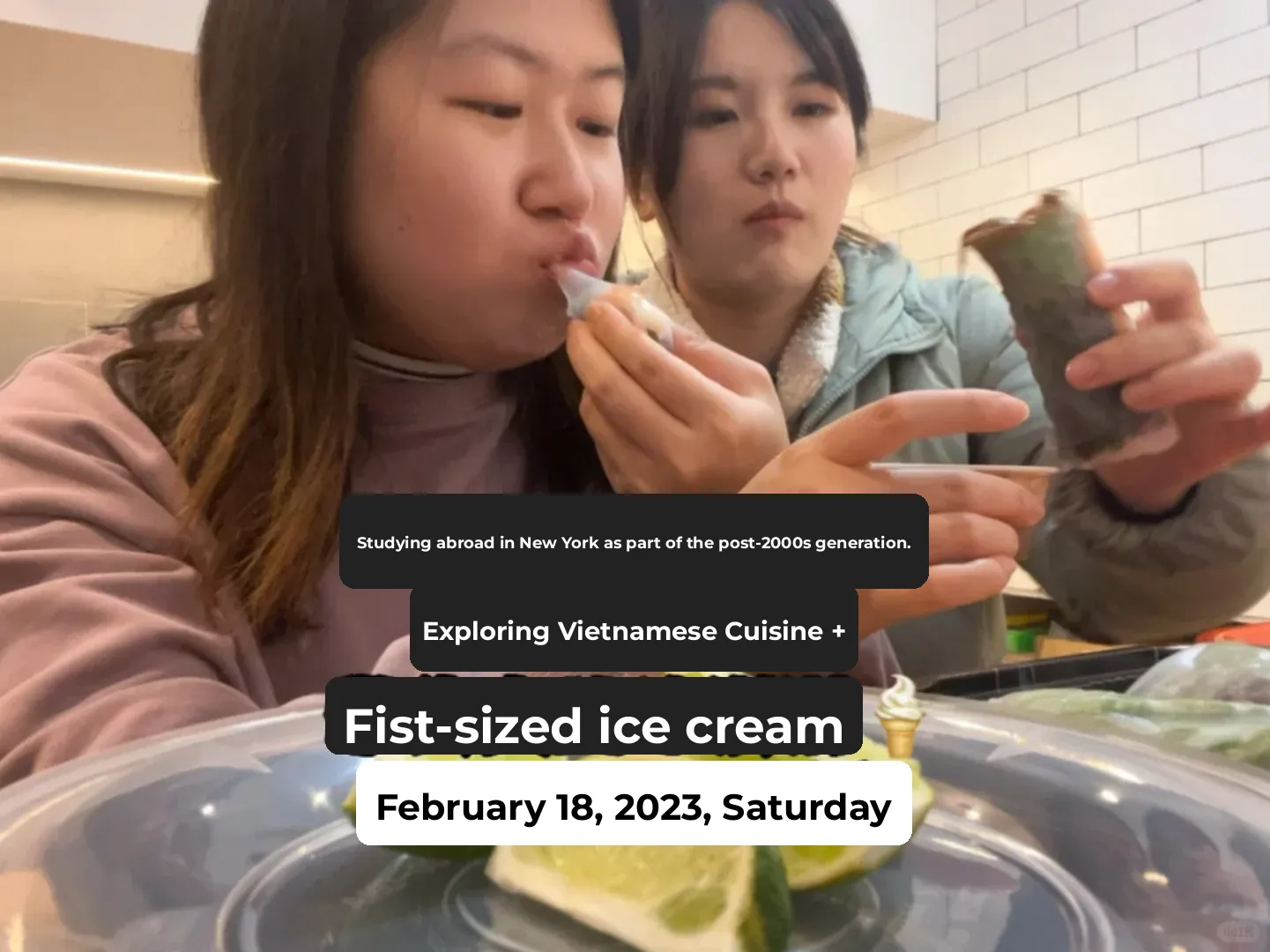 Gen Z Studying in NYC 😍 Quick Bites + Ice Cream Spot Check at Manhattan’s New Vietnamese Eatery