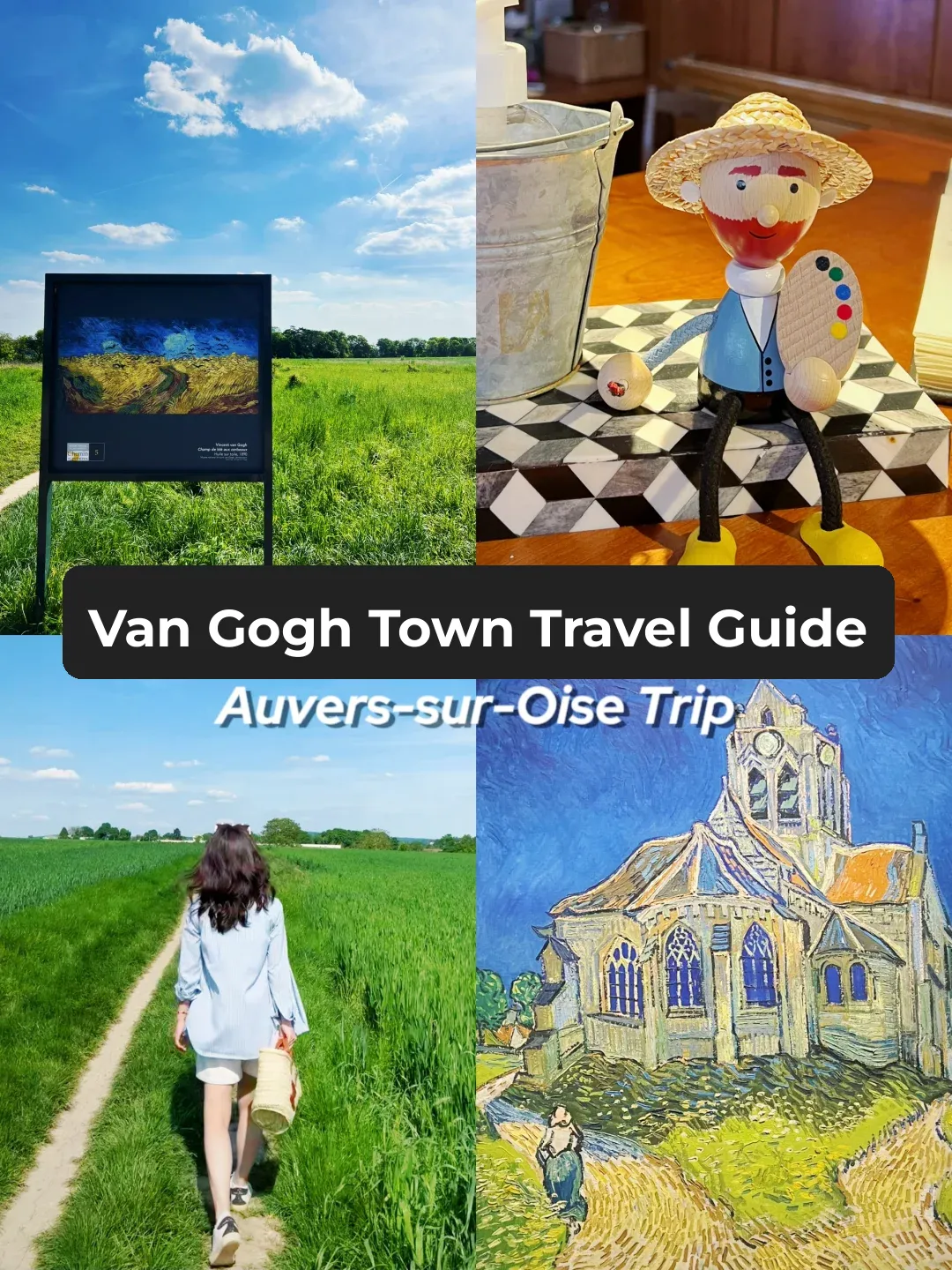 🇫🇷 Must-Visit: Van Gogh Village in Paris! This Wheat Field is Worth It!