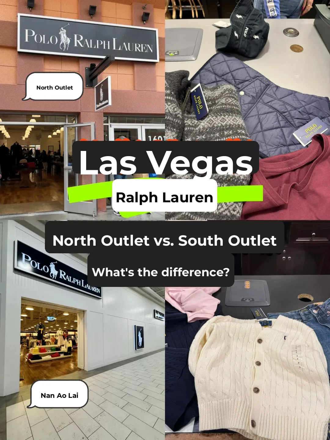 Las Vegas | The Difference Between Ralph Lauren North and South Outlets, All You Need to Know in One Post