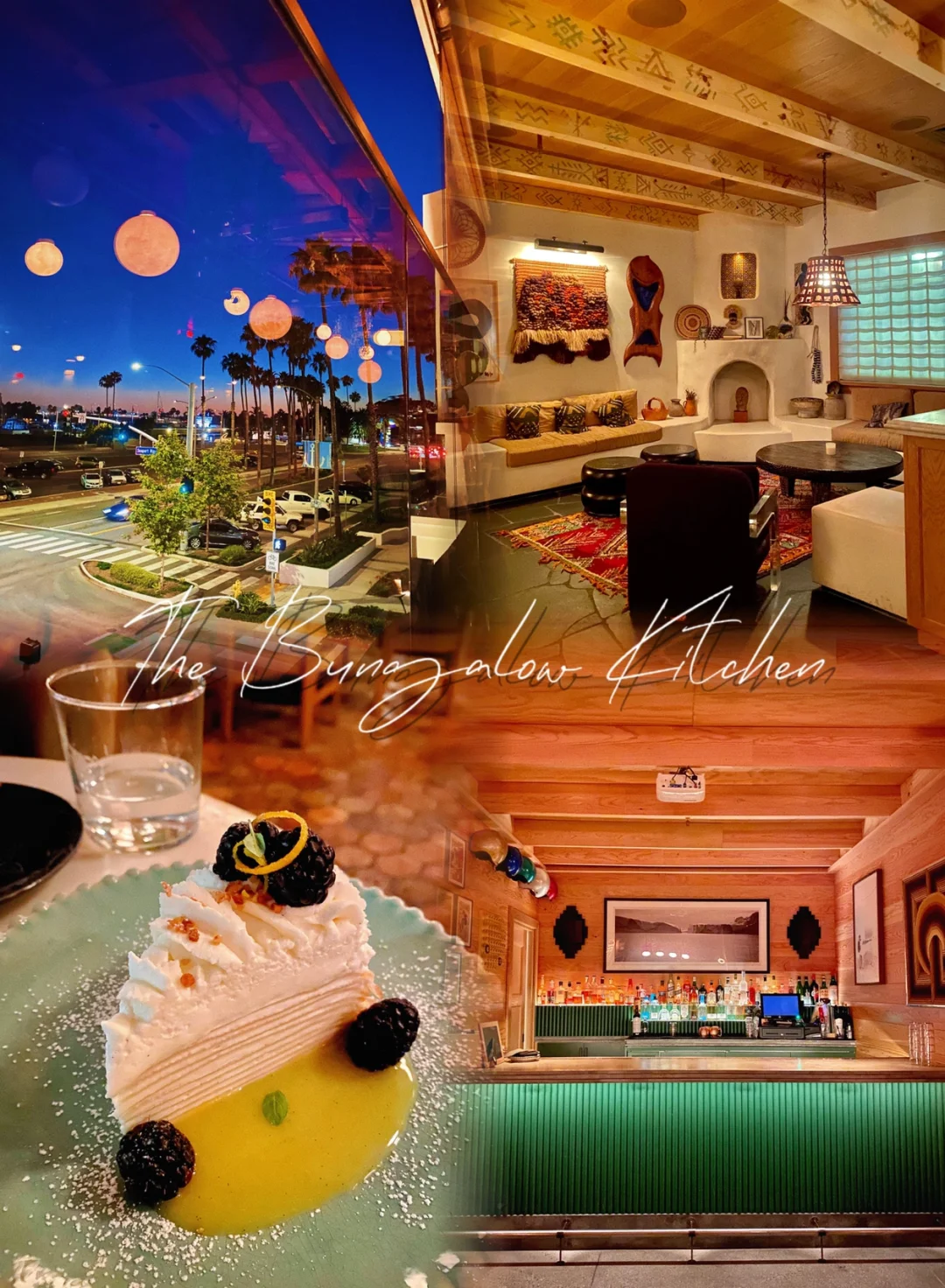 "Hidden Gem Sunset Restaurant by the Beach in Los Angeles 🌥｜Perfect Ambiance 🌴"