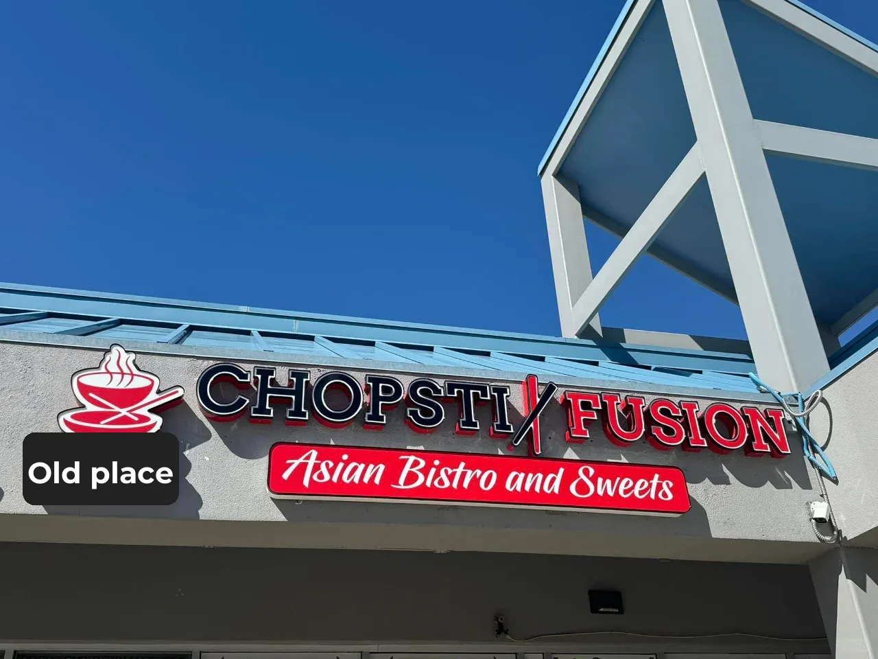 The old spot is reopening next week.