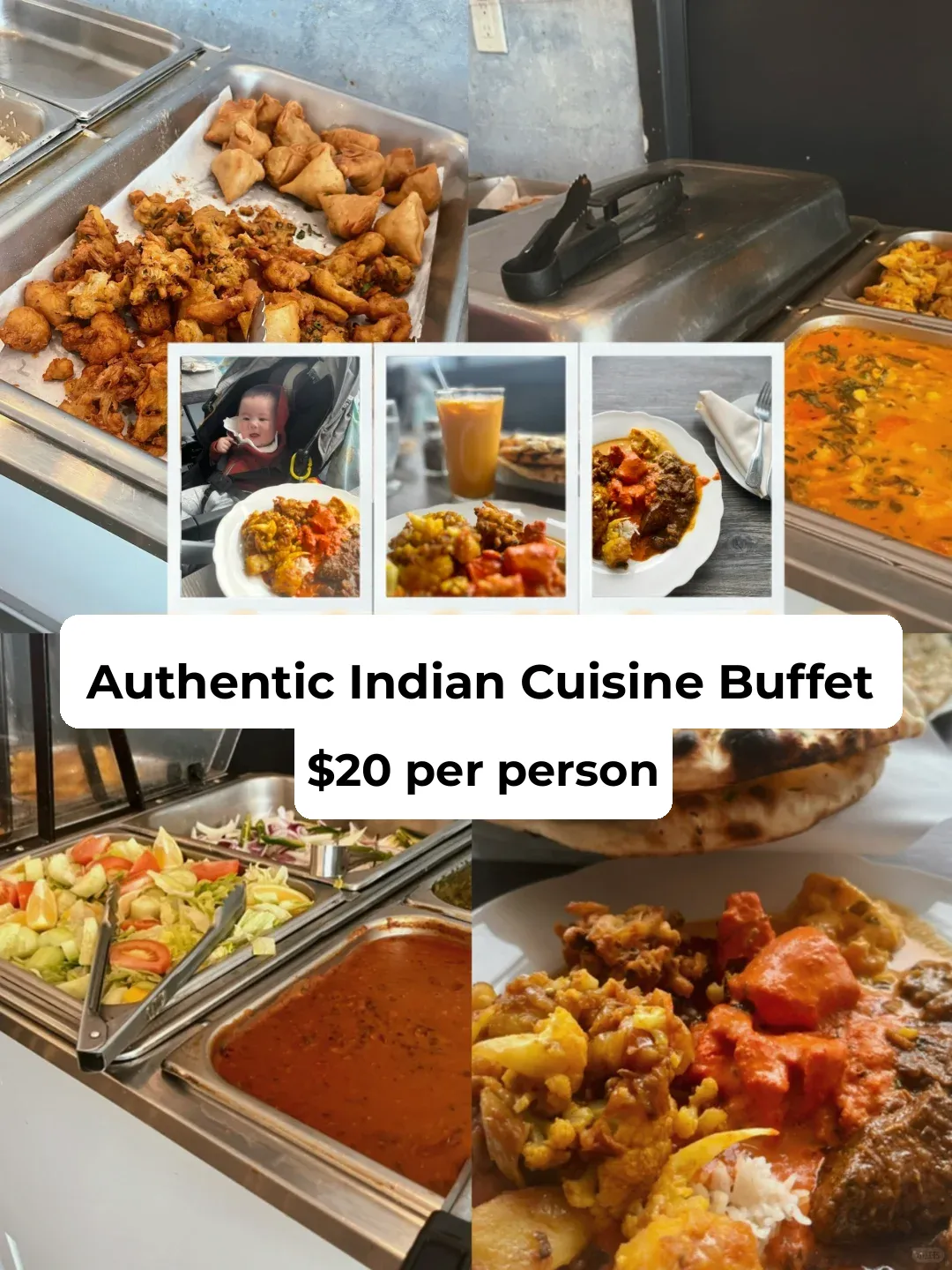 LA｜$20 Per Person Indian Buffet: Taste All Classic Indian Dishes in One Go