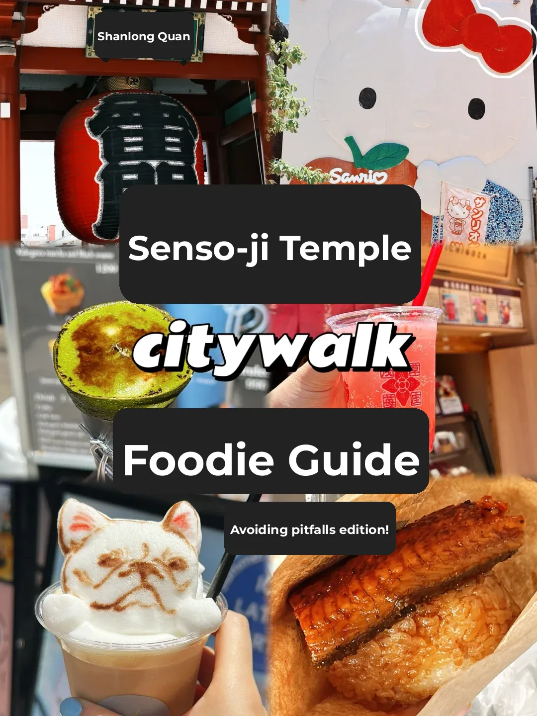 Tokyo 🇯🇵 Senso-ji Temple Food & Fun Guide Map ❗️ Red & Black List
