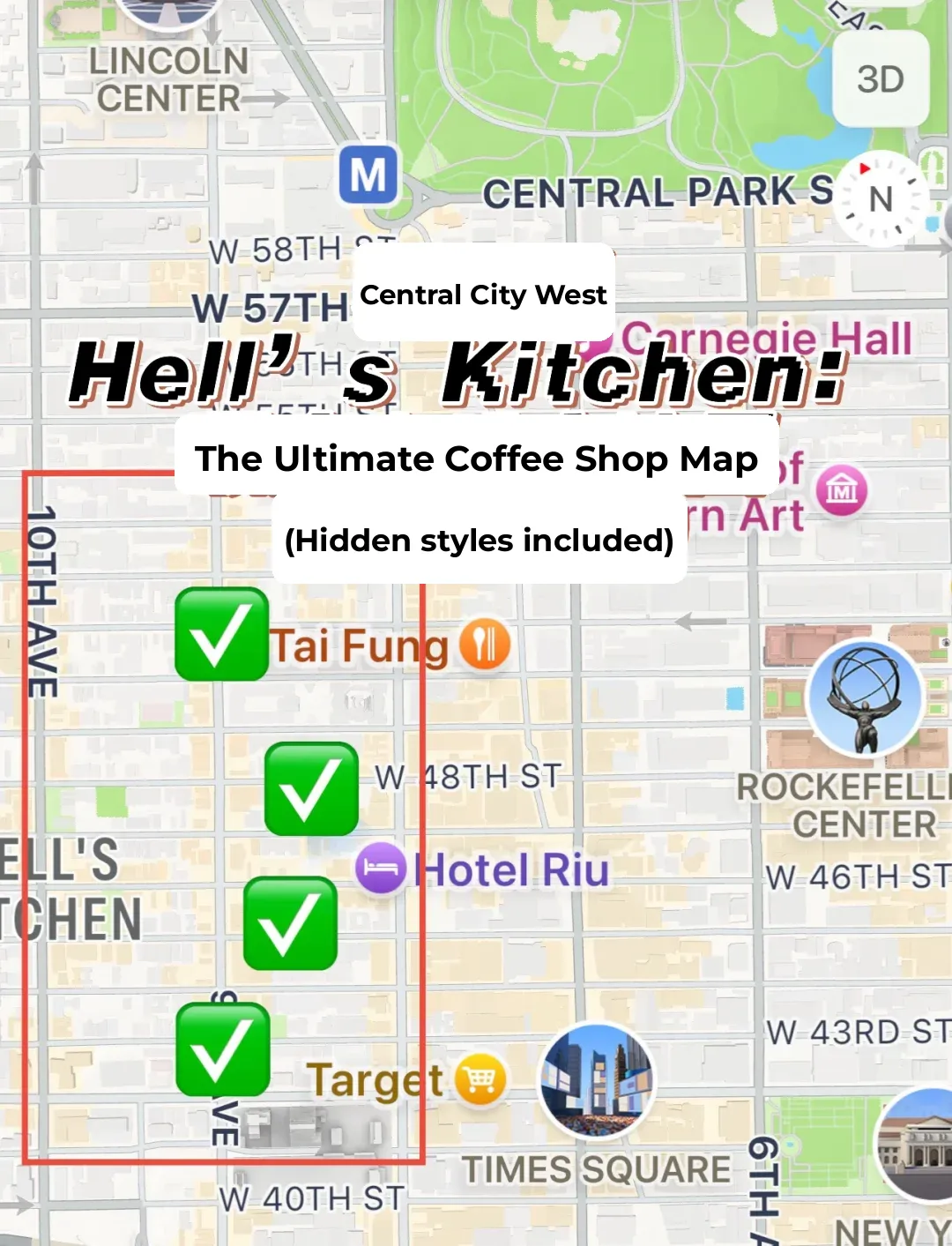 🌟 Ultimate Guide to Coffee Shops in New York City | Hell's Kitchen Edition 🌟