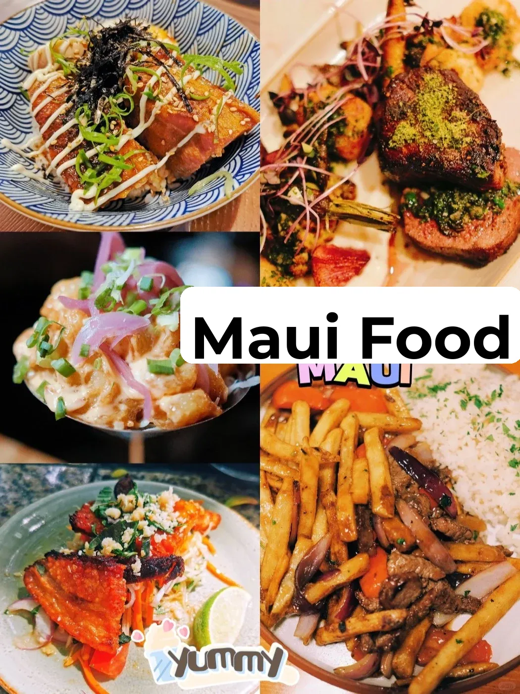 🌈 Maui Food Guide 🍝 Eat Up Before You Play!