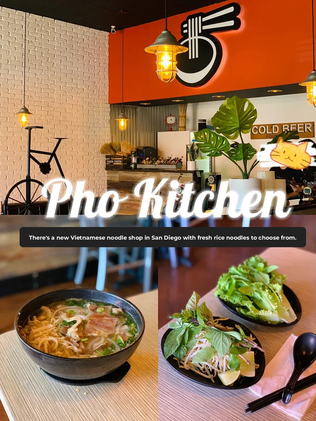 SD｜Found a Vietnamese Pho Spot Serving Fresh Wide Rice Noodles 🥢