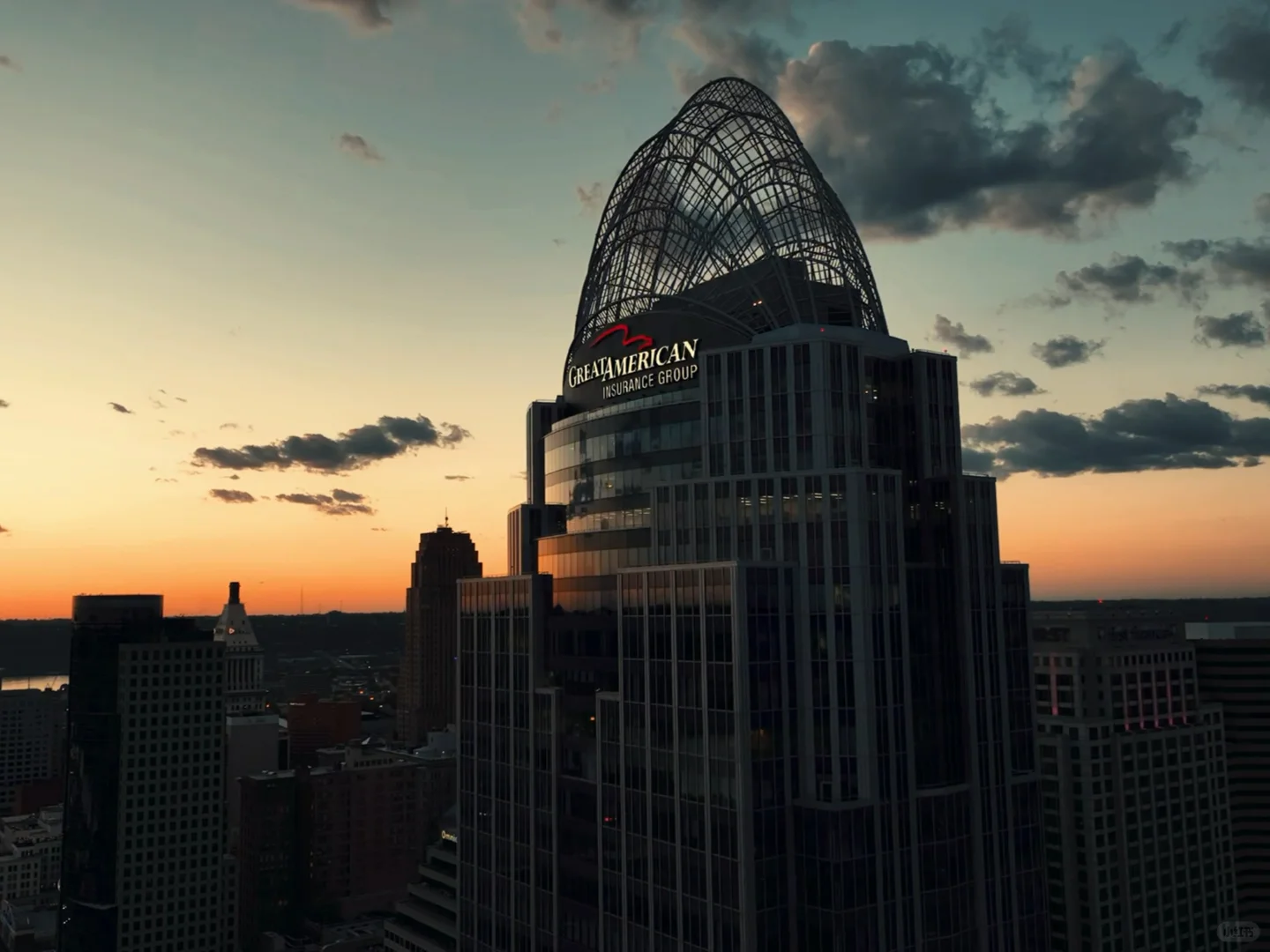 "Sunset in Cincinnati"