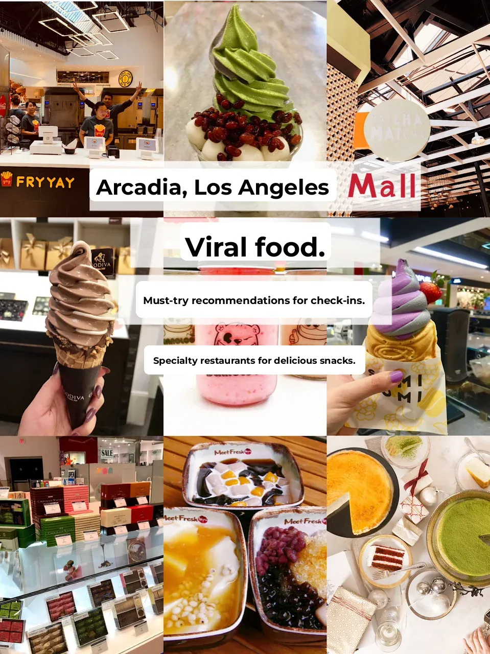 LA Foodie Guide: Must-Try Instagrammable Eats at Arcadia Mall!