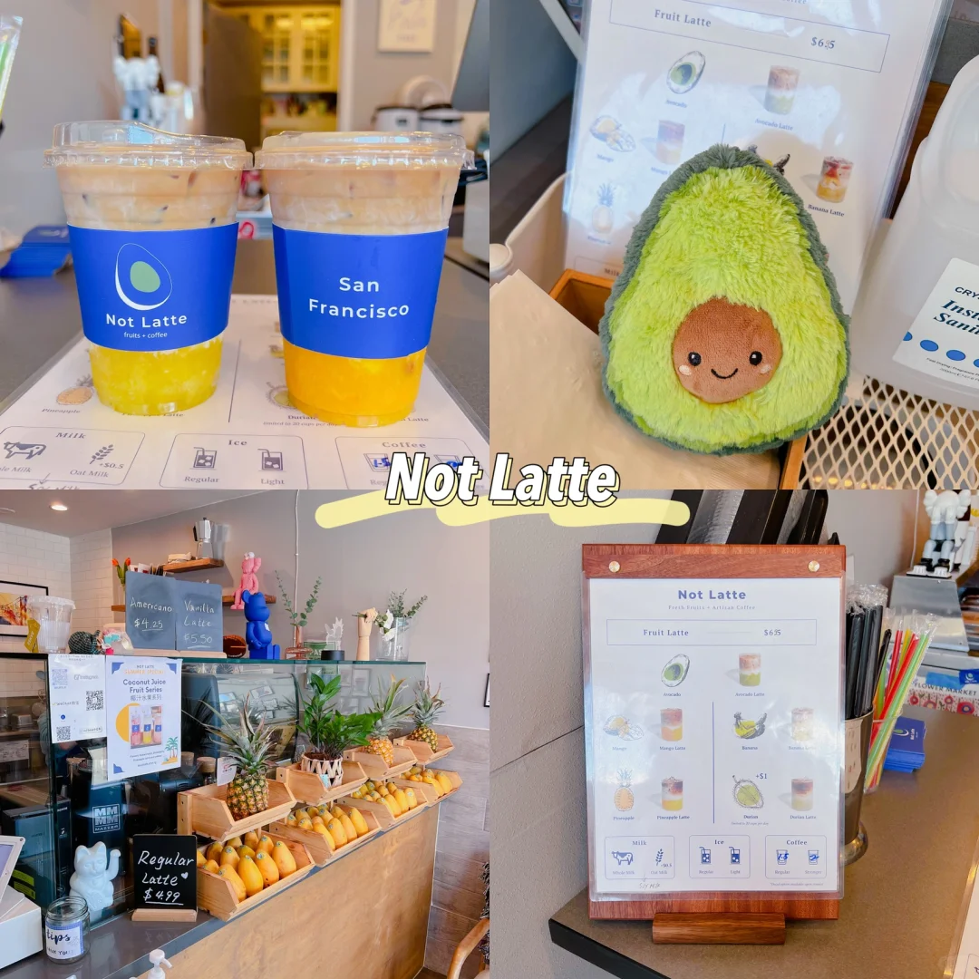 Coffee Shop Exploration｜The Trendy Coffee Spot in SF's Chinatown 🍍🥭☕️