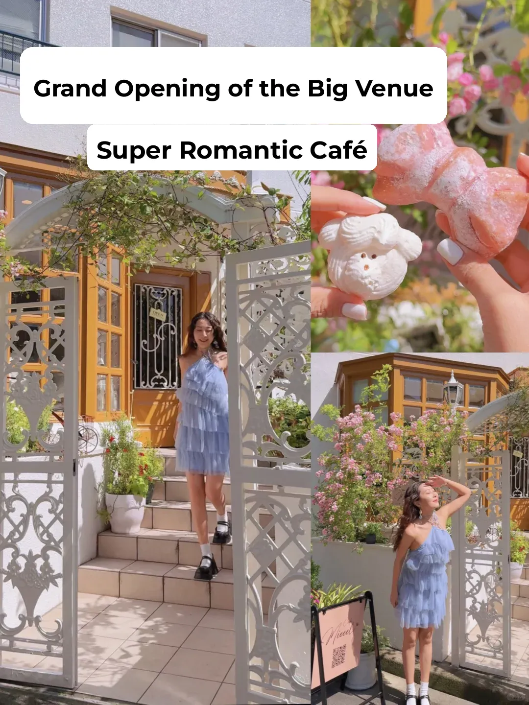 Osaka 🇯🇵 Newly Opened Romantic Café in May 🌸
