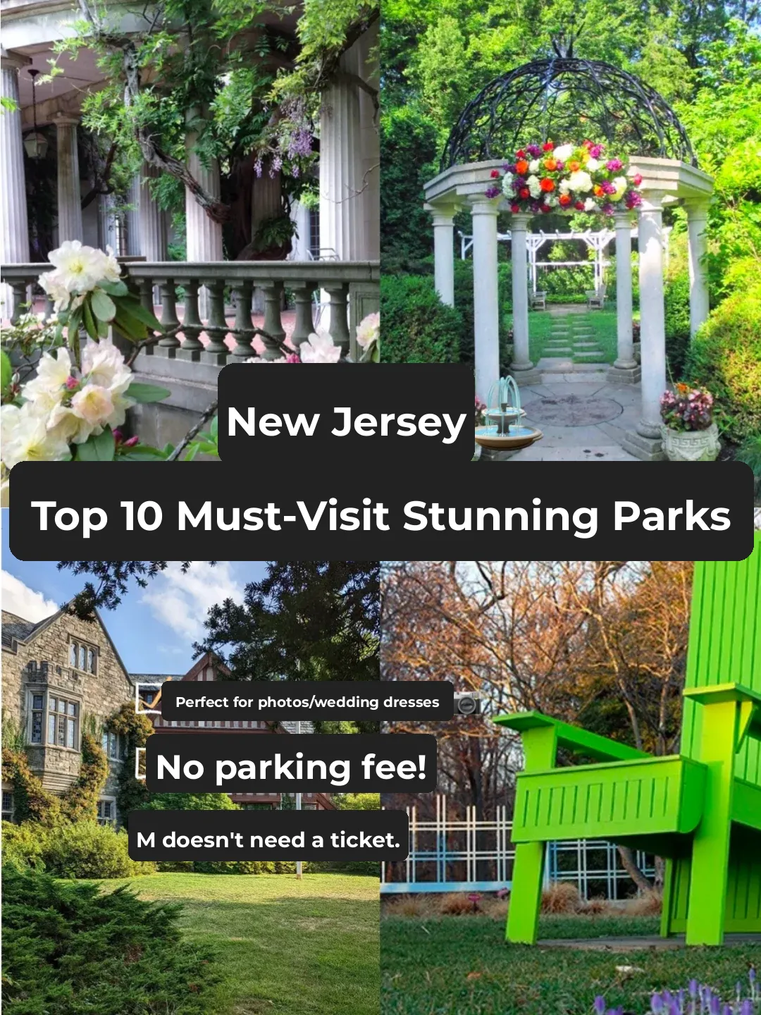 🌳Top 10 Must-Visit Parks in NJ｜Free Admission, Don't Miss Out (Part 1)
