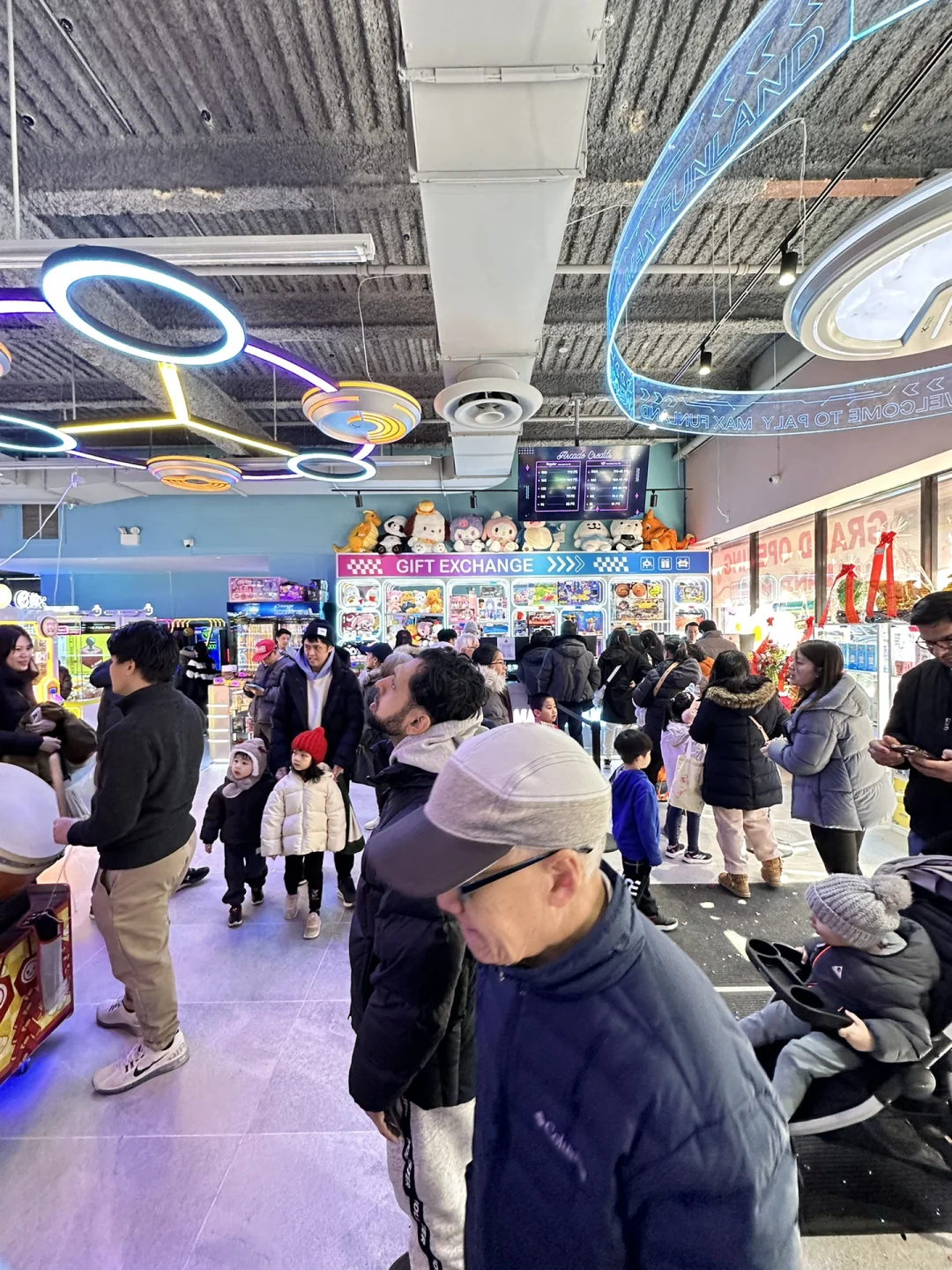 So many people at the new store opening in NYC? Are they all that into gaming?