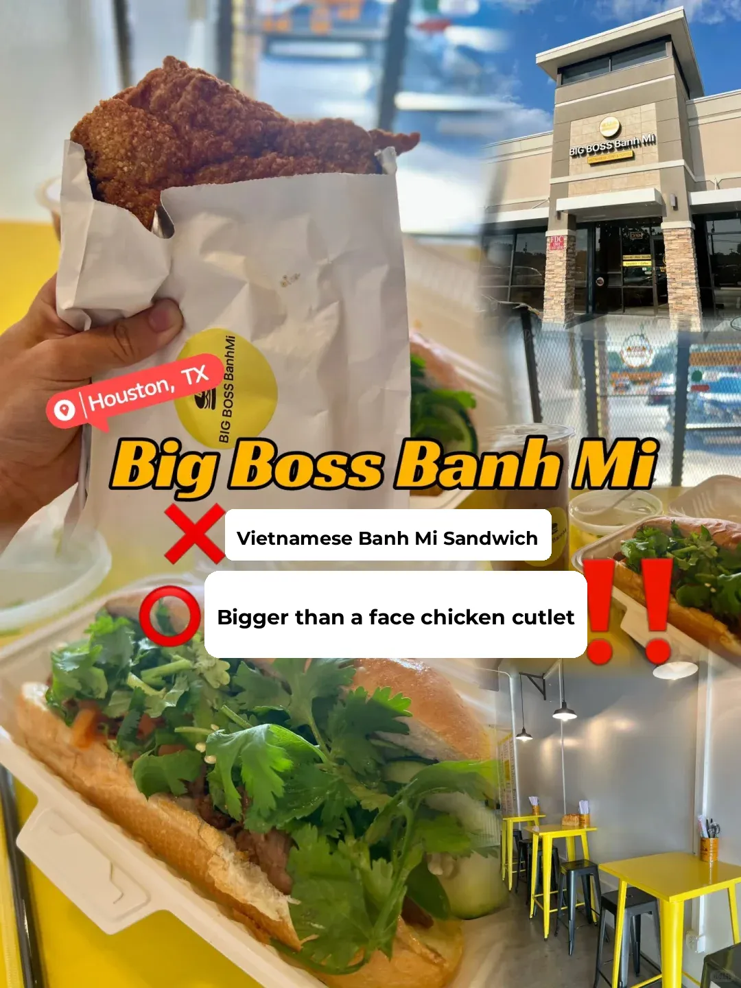 🇺🇸 Houston Food Hunt: A Hidden Fried Chicken Gem Overshadowed by Its Banh Mi