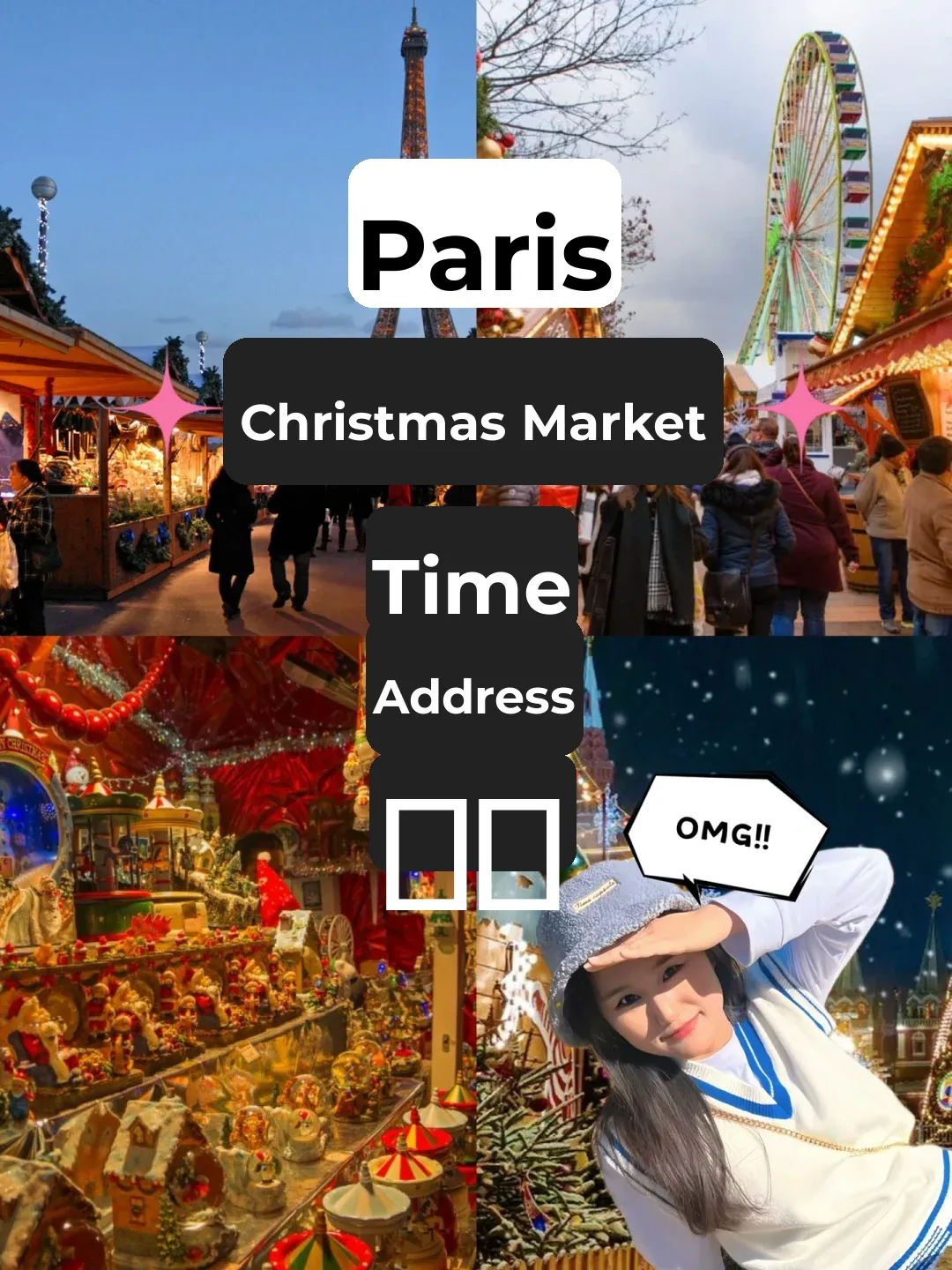 🇫🇷 Paris Christmas Market Marché de Noël – Save It Now!