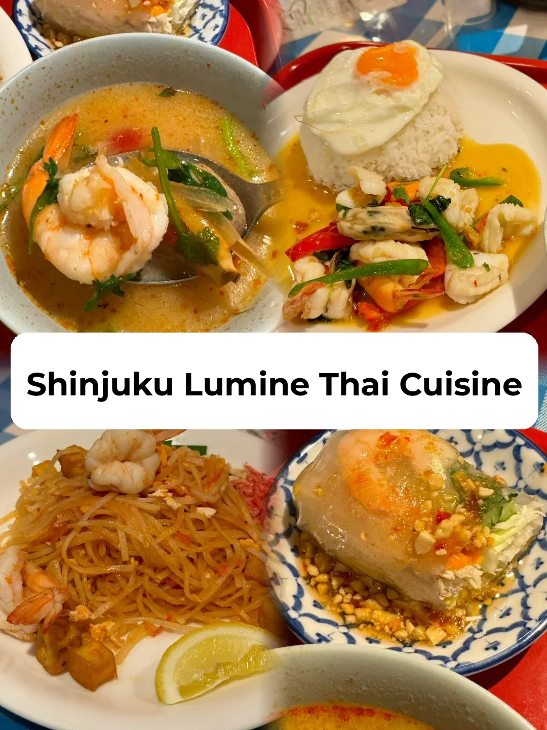Tokyo, Japan | Super Delicious and Affordable Thai Food at Shinjuku Lumine 🦐
