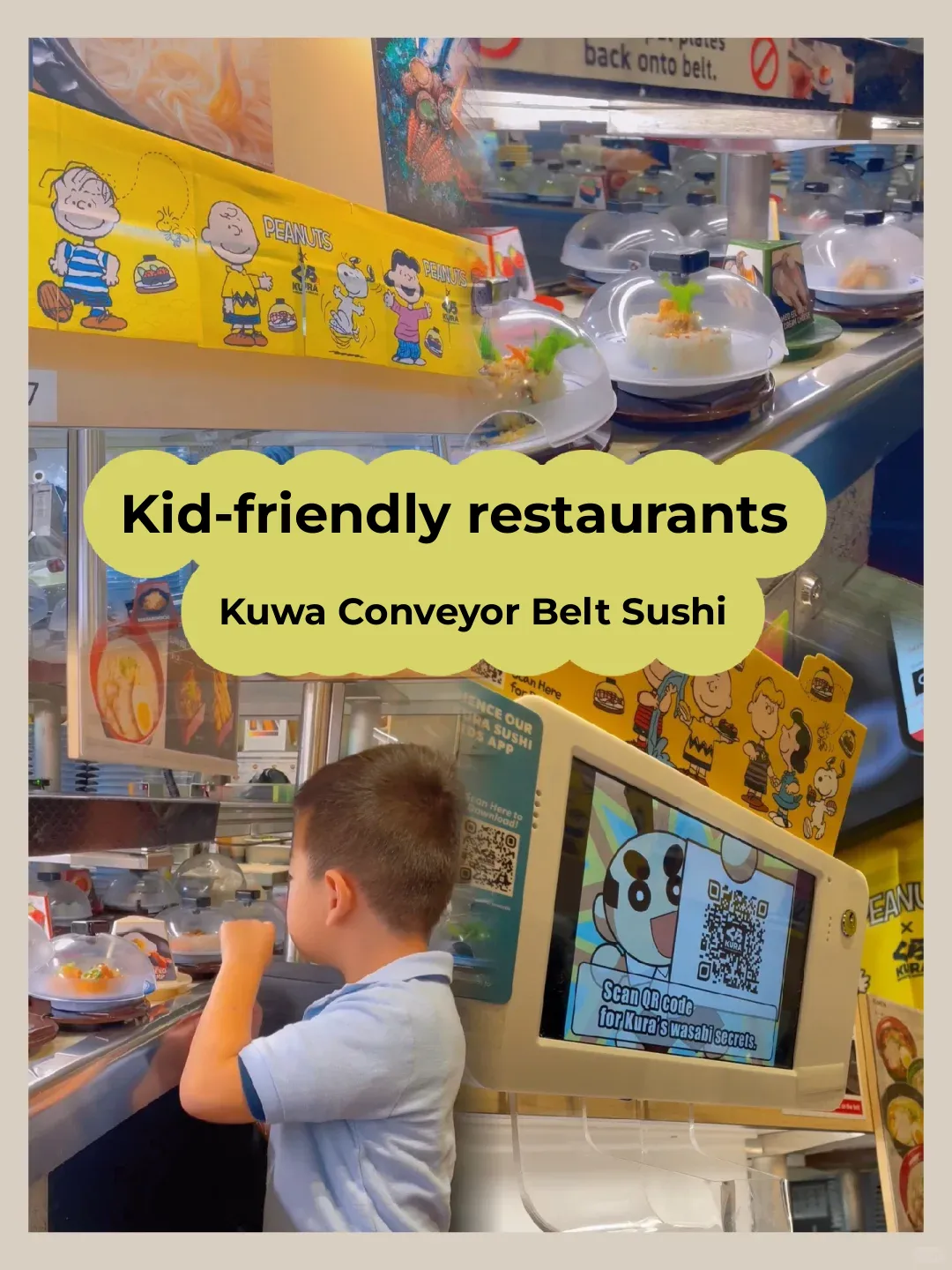 🇺🇸 Fun with Kids in LA | Kuwa Conveyor Belt Sushi – Tasty and Entertaining