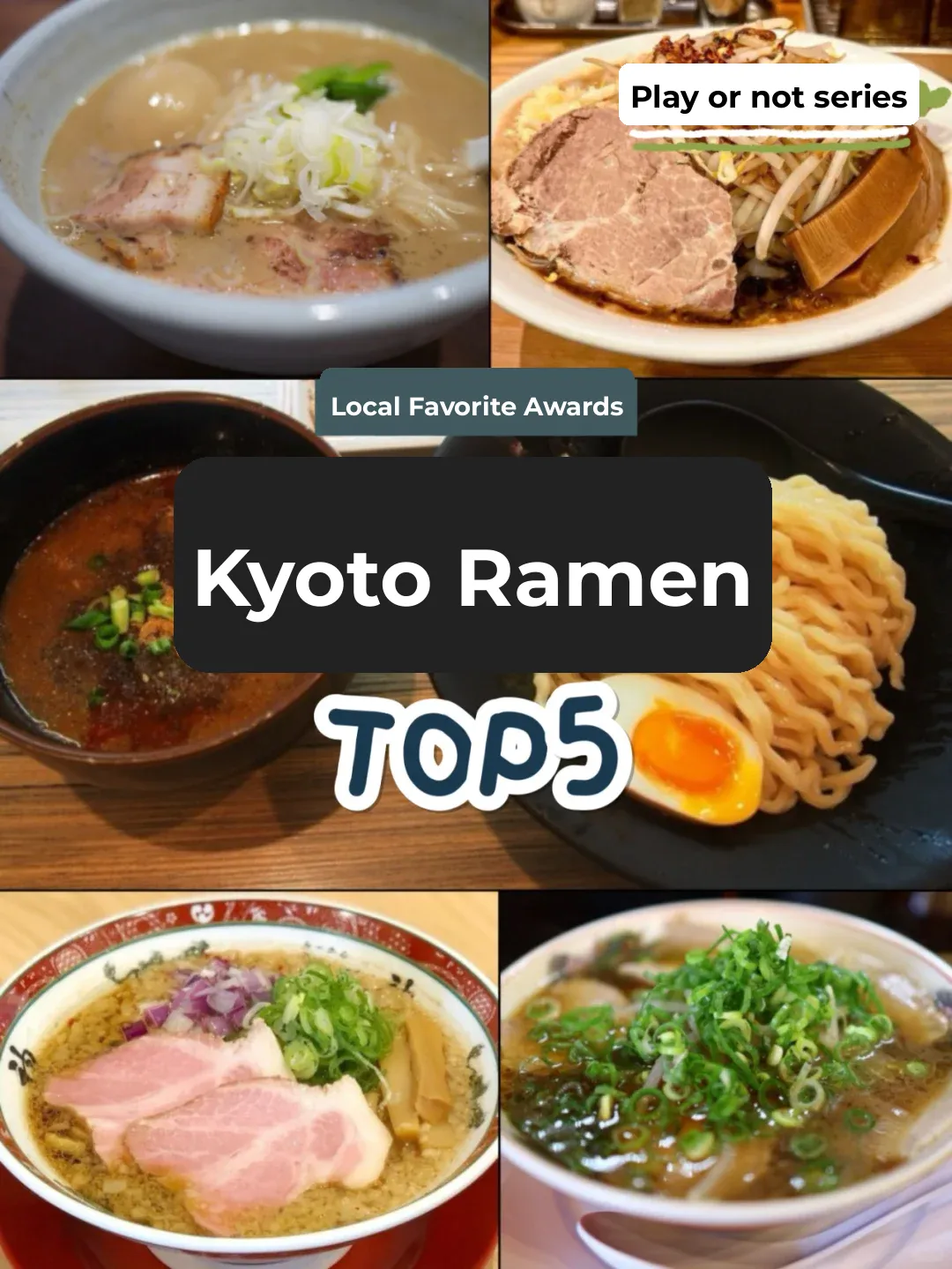 Top 5 Kyoto Ramen Picks by Locals, Each One Looks So Tempting!