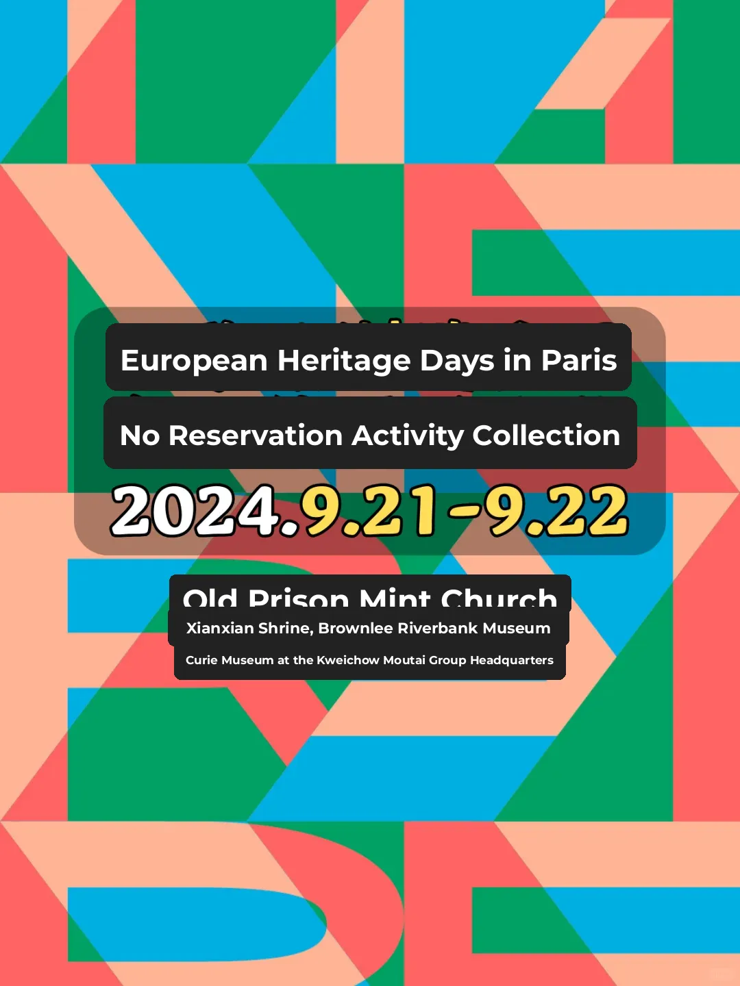 Paris European Heritage Days: No-Reservation Events Roundup!