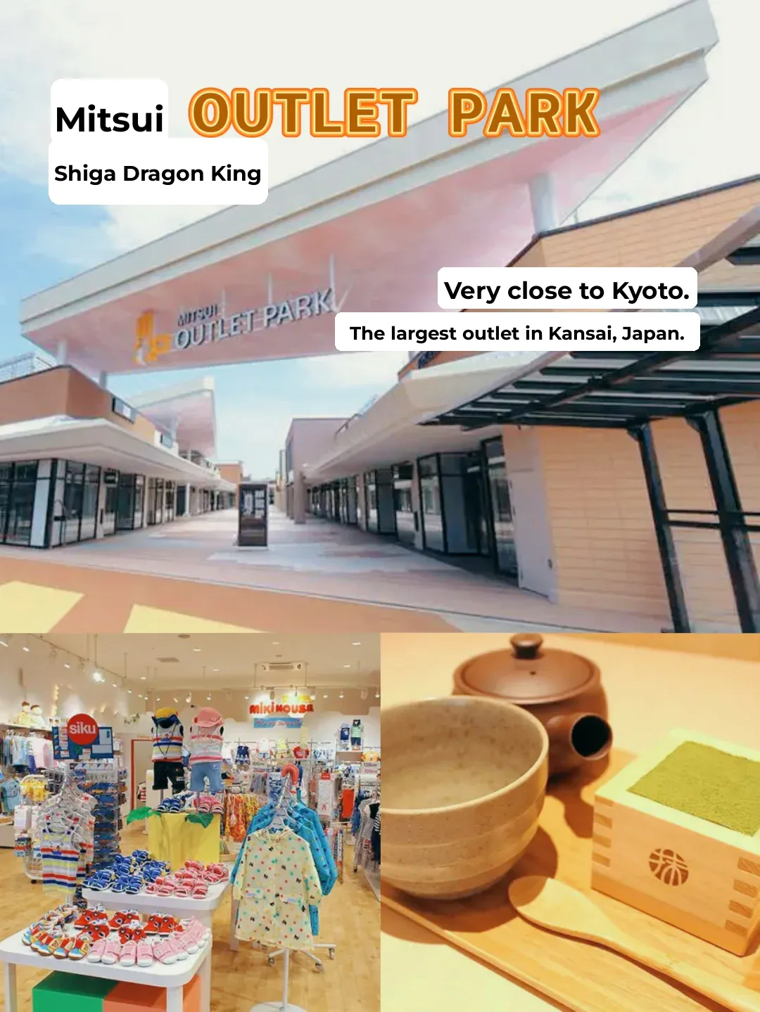 4 Osaka-Kyoto Outlets! Budget Shopping Guide for Kansai!