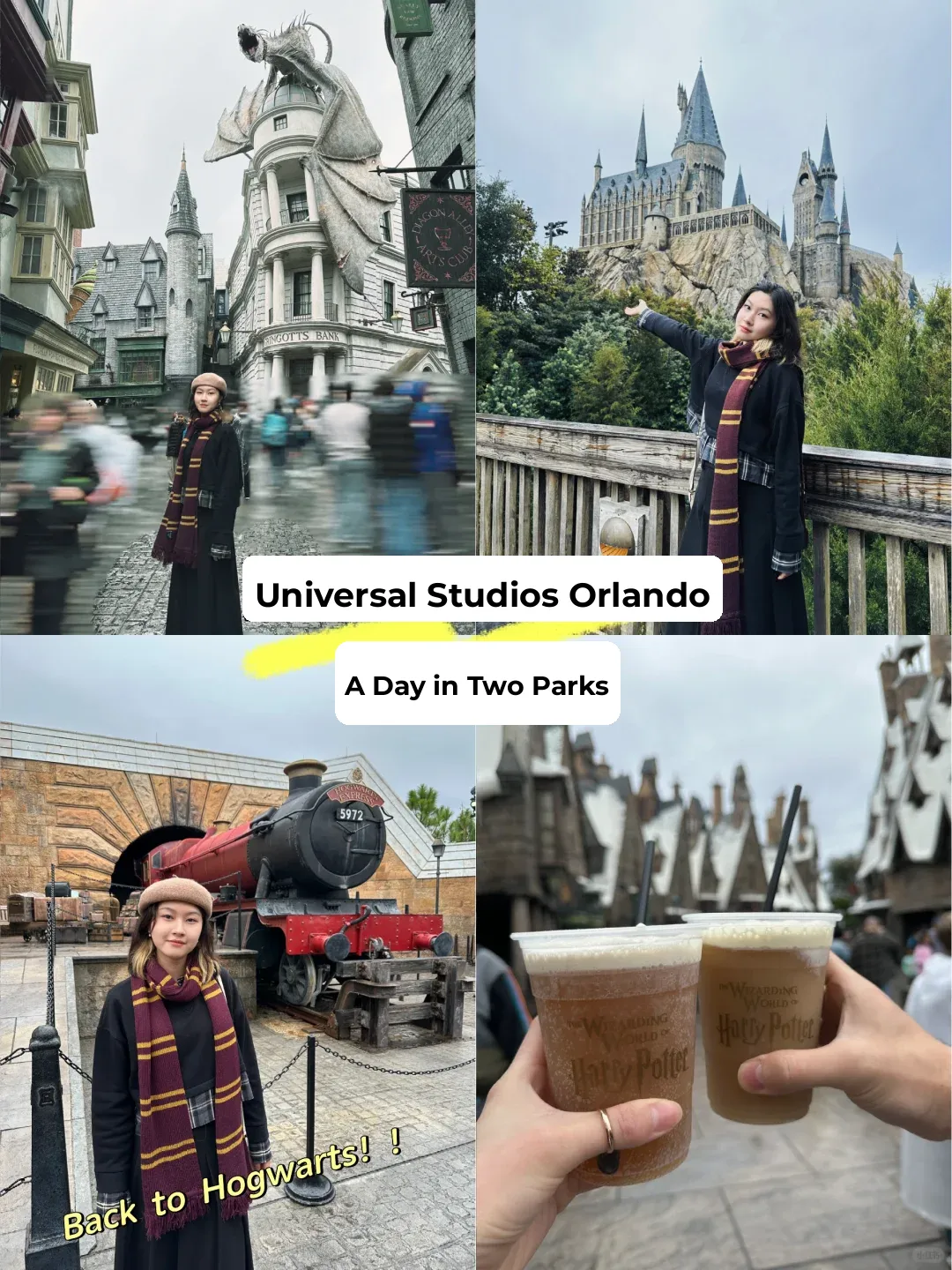 🥳 One Day, Two Parks at Universal Orlando ✨ | 🪄 A Potterhead’s Dream Come True 🏰