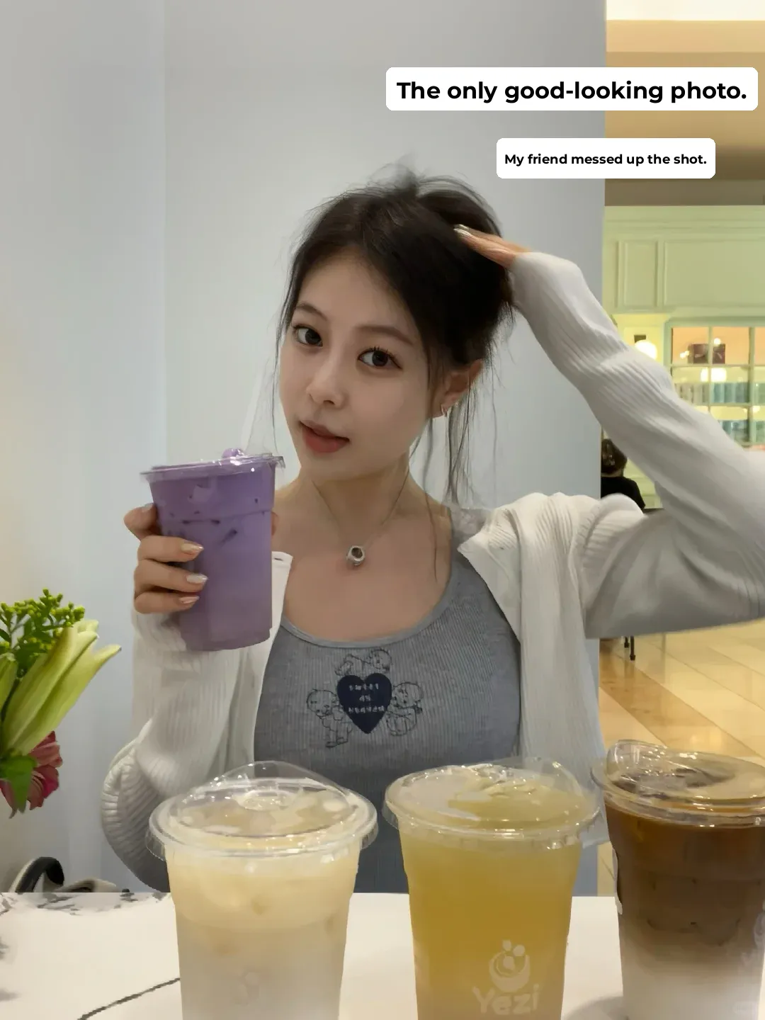 The Newly Opened Coconut Drink at BellevueSquare is So Yummy 😍 Yezi