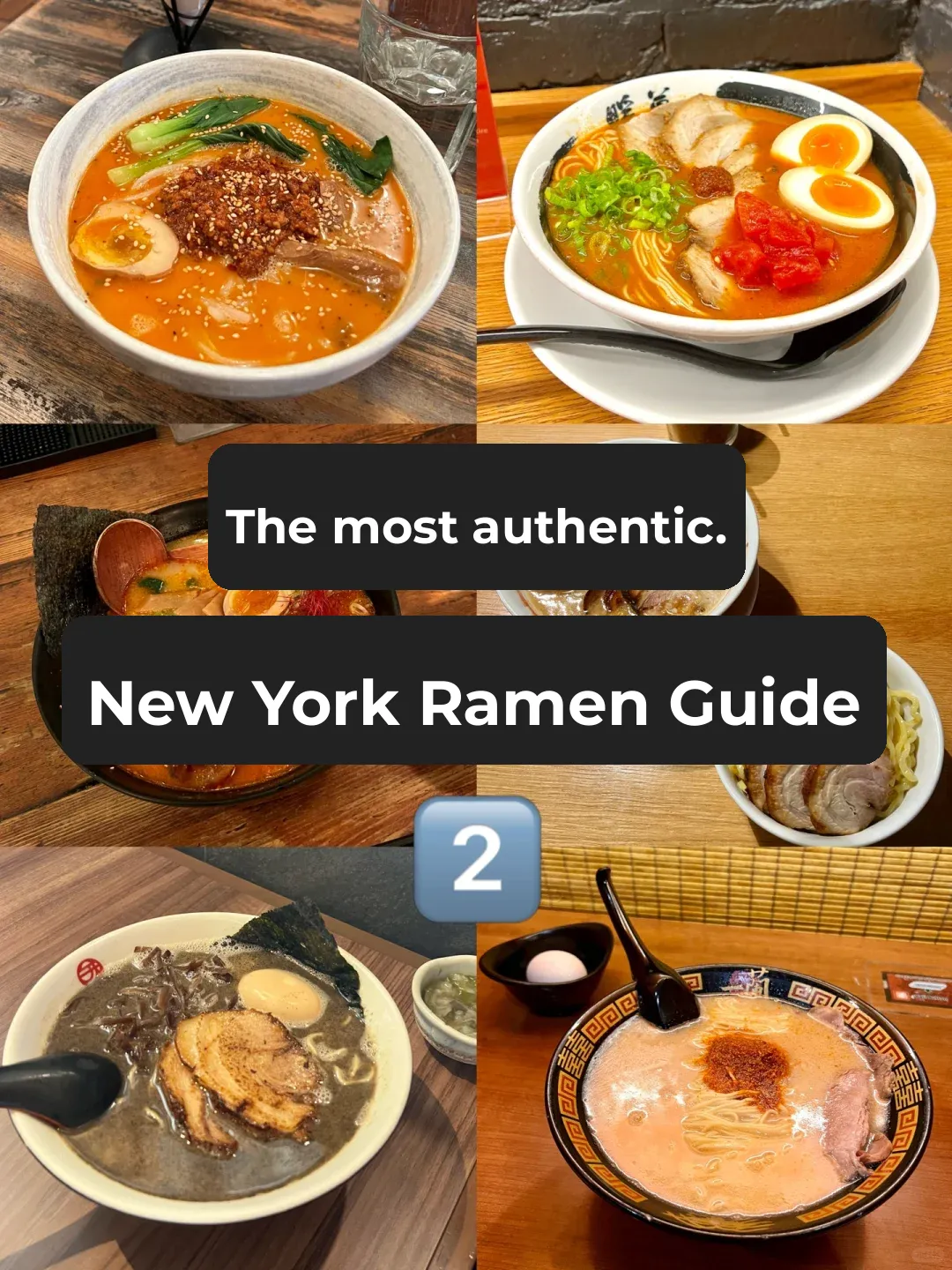 New York City🗽｜The Most Authentic NYC Ramen Guide 2⃣️