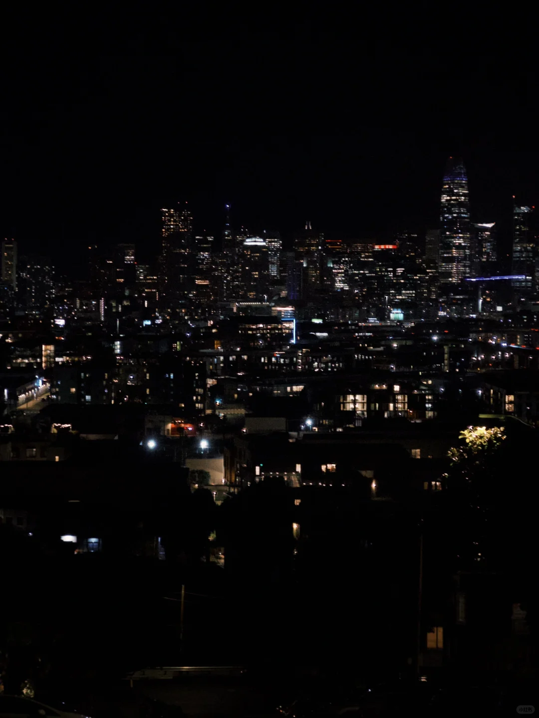 San Francisco Night View Right Outside My Door