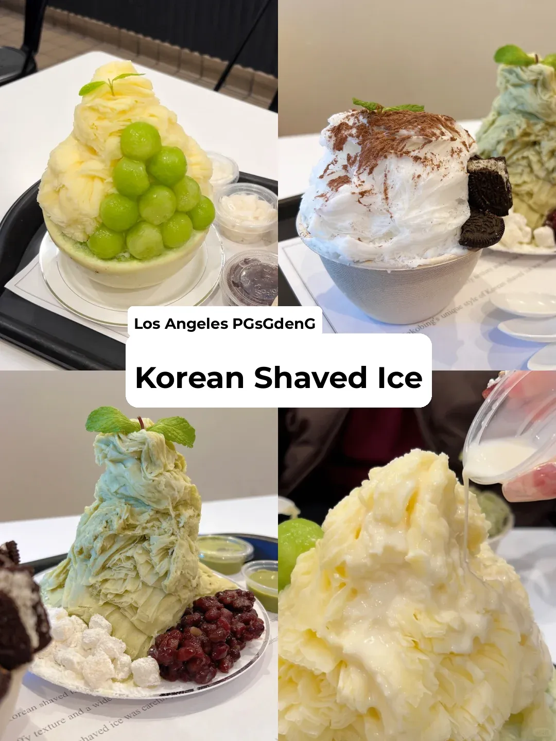 Los Angeles Korean Bingsoo Oakobing | Even in Winter, I Crave Ice