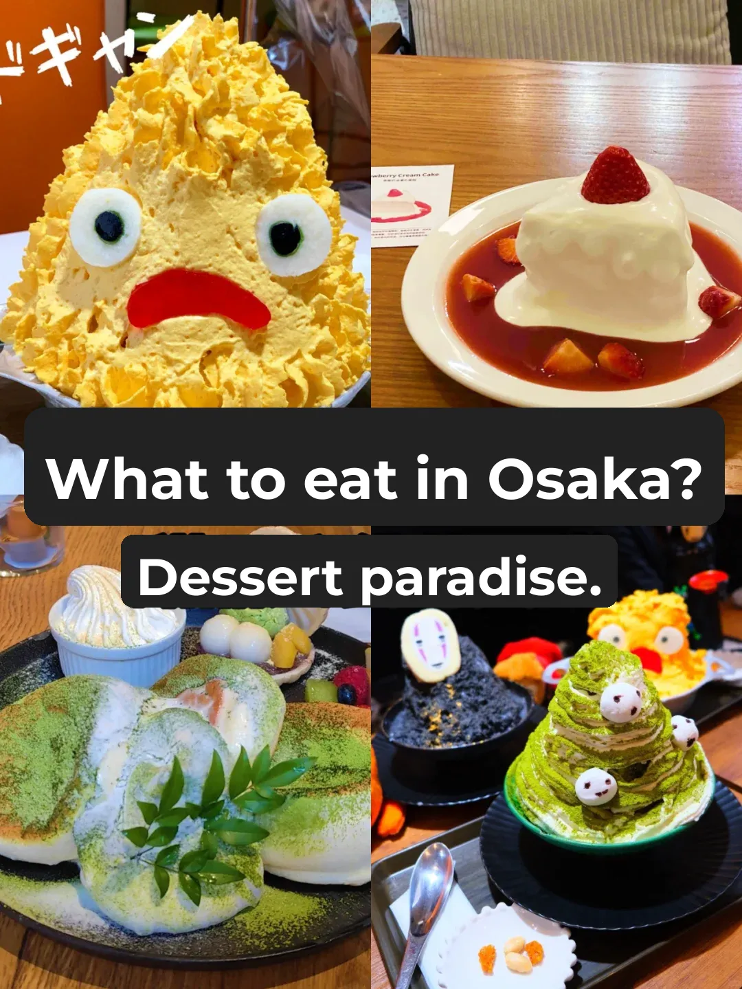 Osaka's Top 5 🍧 Each One is a Sweet Treat Masterpiece