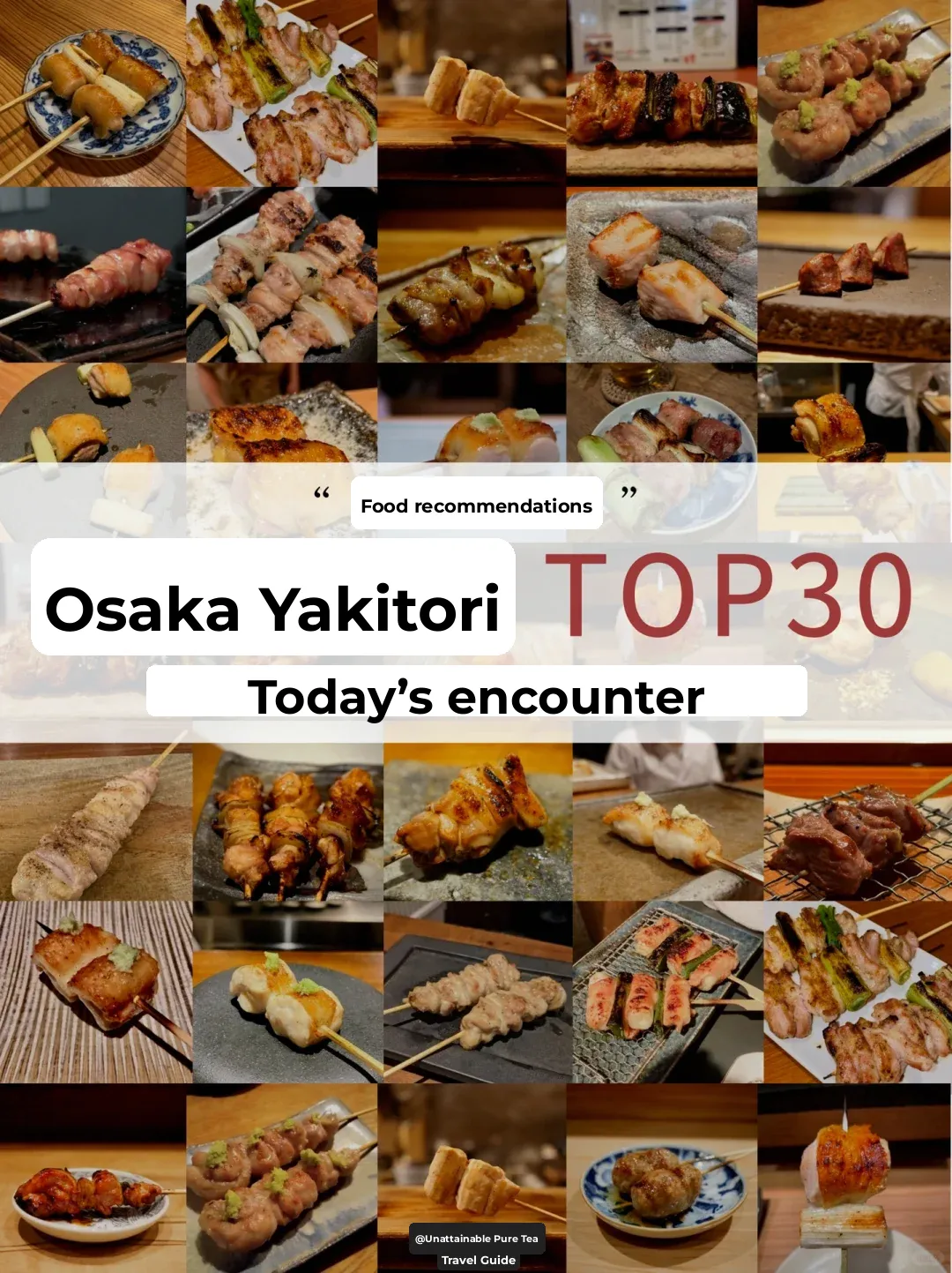 Insider Picks! 30 Must-Try 💯-Rated Yakitori Joints in Osaka