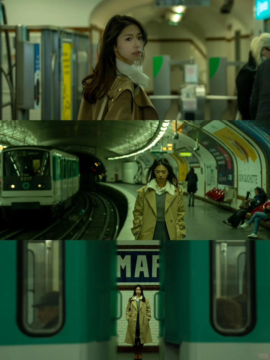 🇫🇷 This Metro Station in Paris Could Double as a Movie Set
