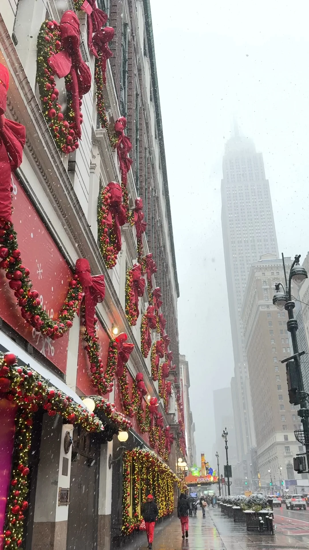 Snowy Day in New York City