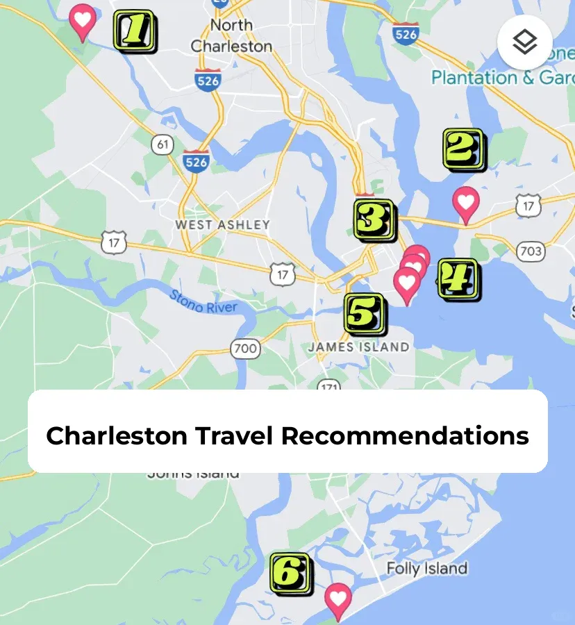 Travel Recommendations for Charleston in the American South