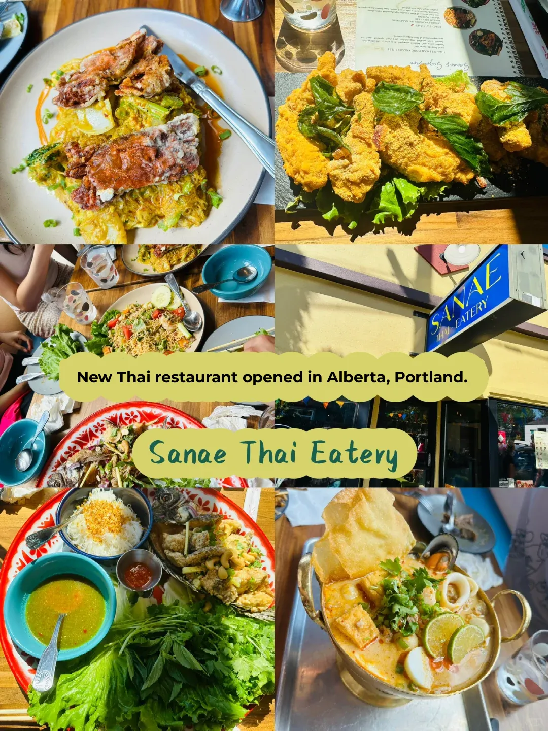 Portland Thai Food Scene Is Too Competitive! Checking Out New Spot SANAE