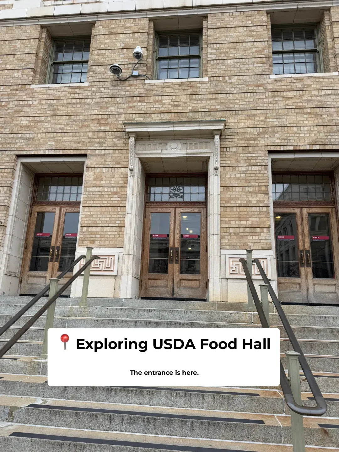 🇺🇸 Washington DC: Checking Out the USDA Cafeteria 🍱