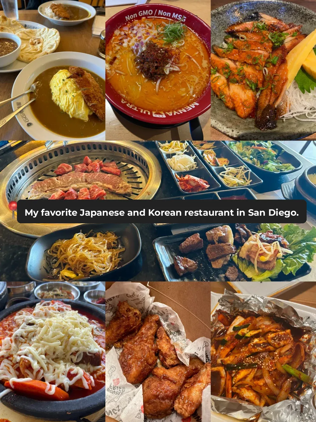 SD Japanese & Korean Restaurant Recommendations (Regularly Updated)