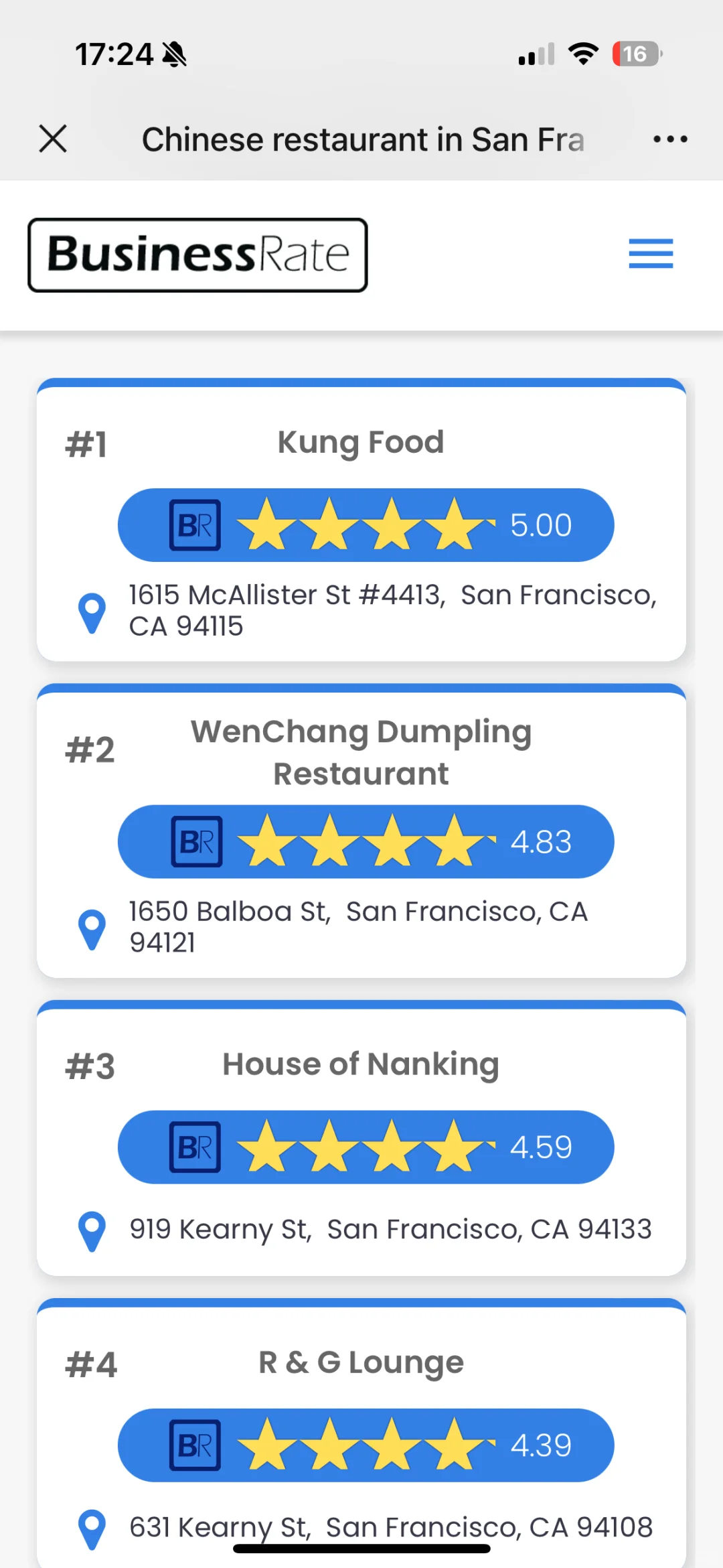 KungFood Officially Crowned San Francisco's Top Chinese Restaurant