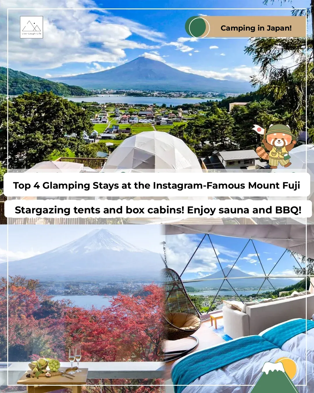 Top 4 Instagram-Worthy Fuji Mountain Glamping Spots
