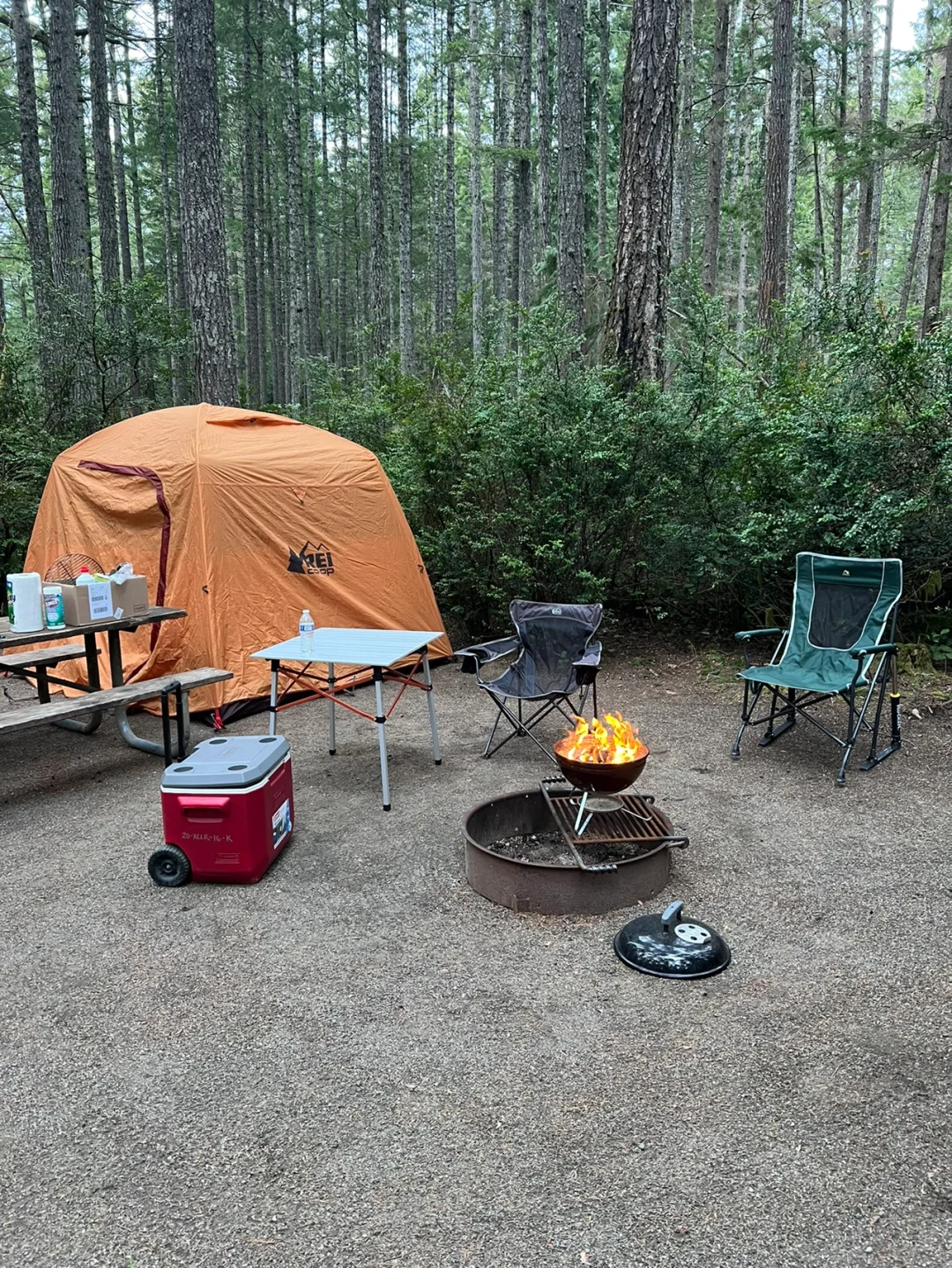 First-Time Camping Experience at Seattle's Scenic Beach Park